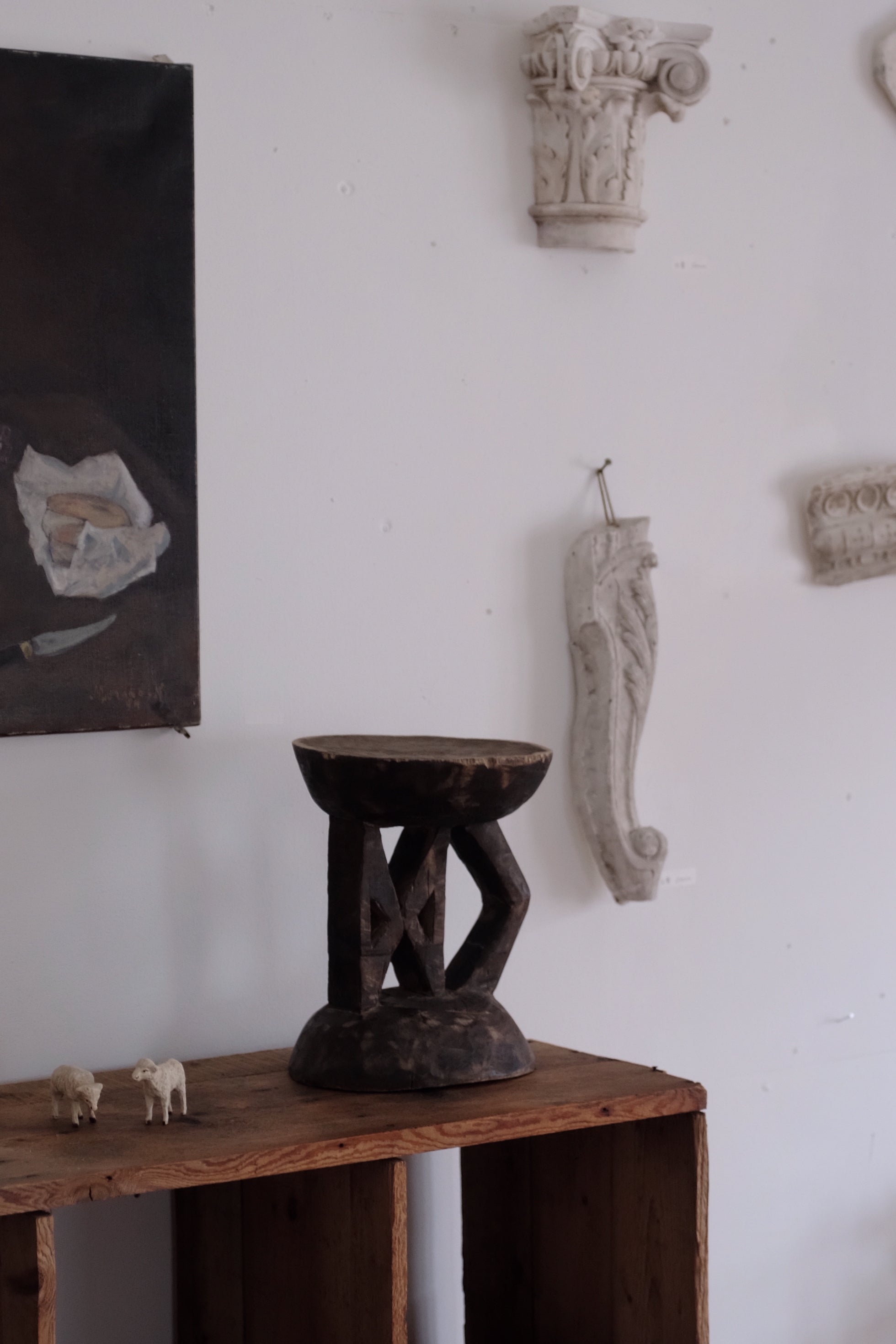 Tonga Wooden Stool / トンガ族 スツール