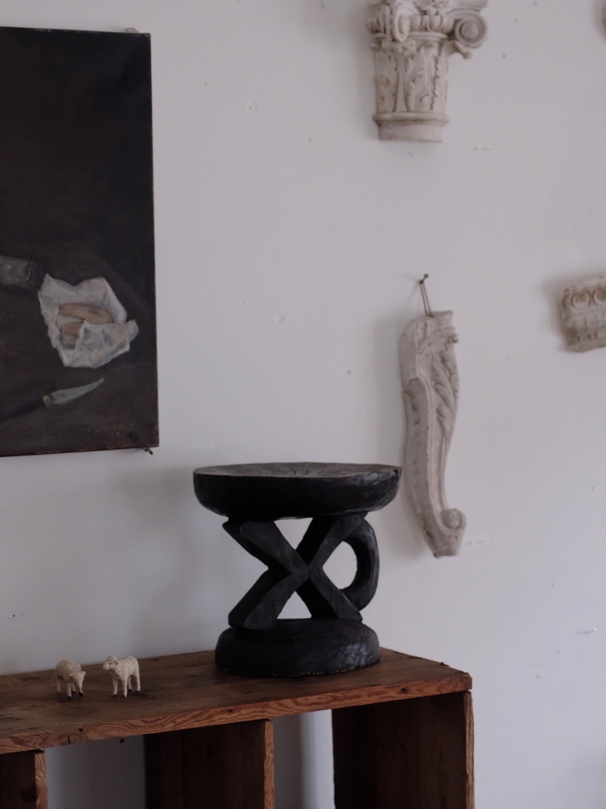 Tonga Wooden Stool / トンガ族 スツール