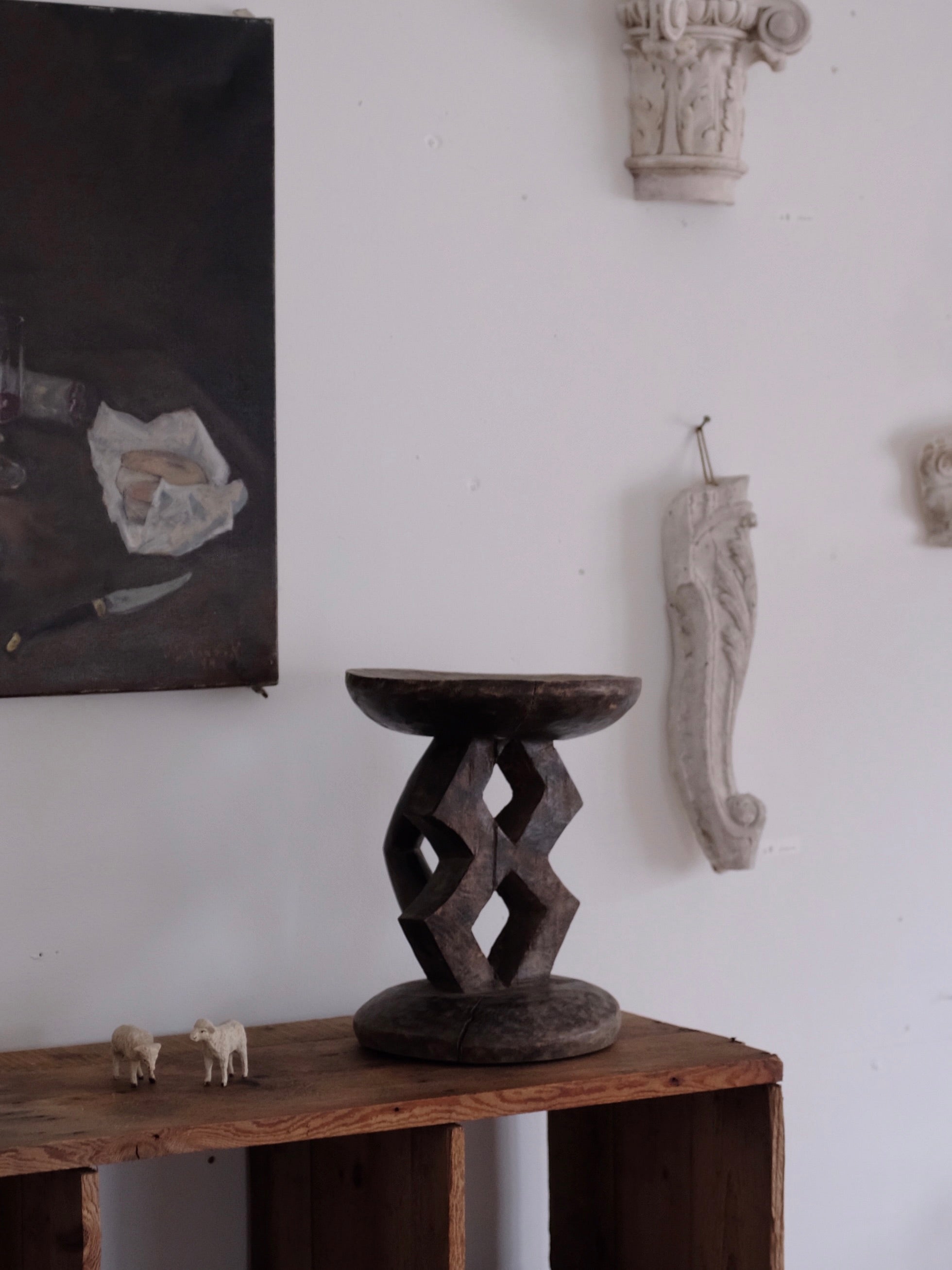 Tonga Wooden Stool / トンガ族 スツール