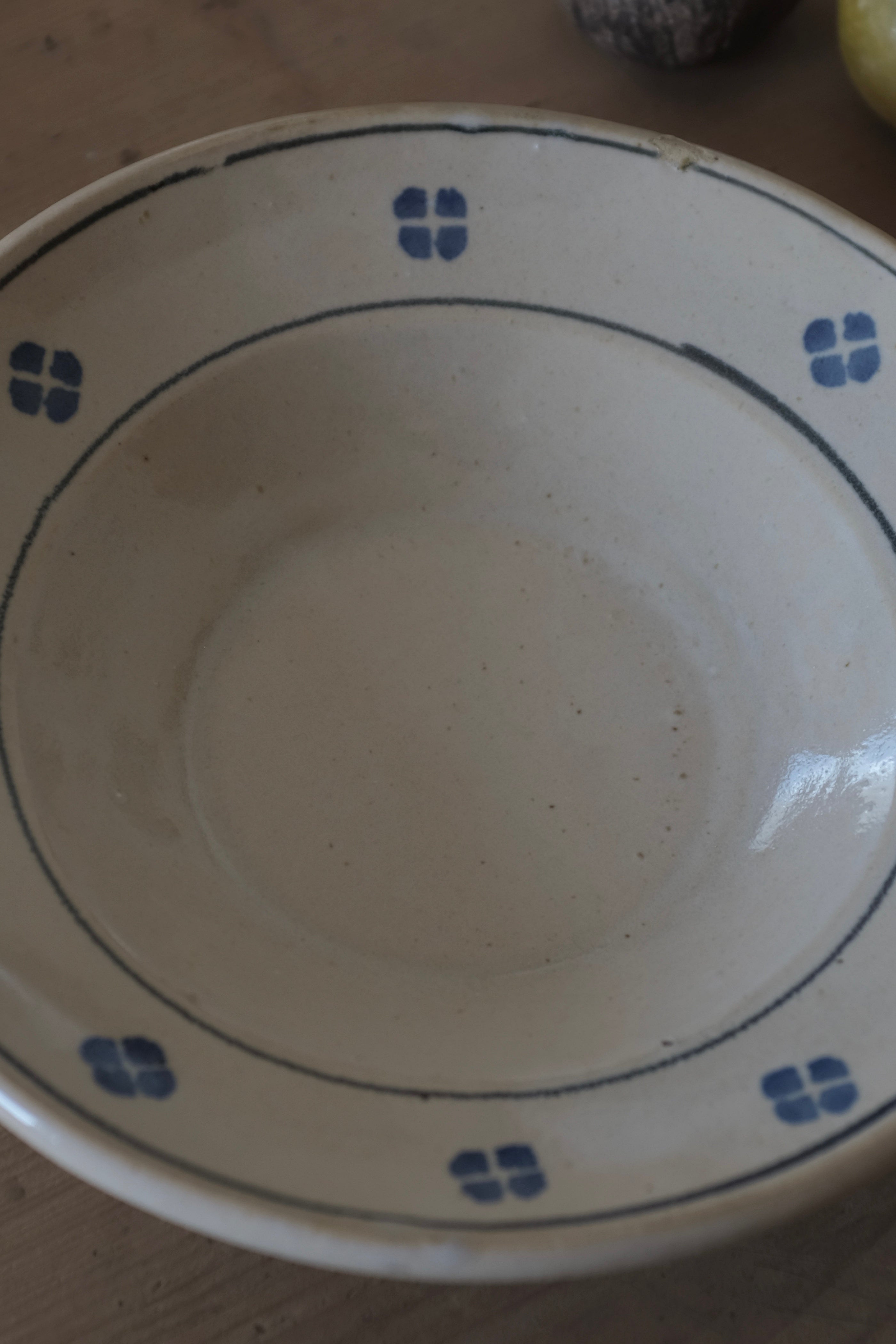 Italy Antique Puglia Deep Plate / プーリア イタリア アンティーク