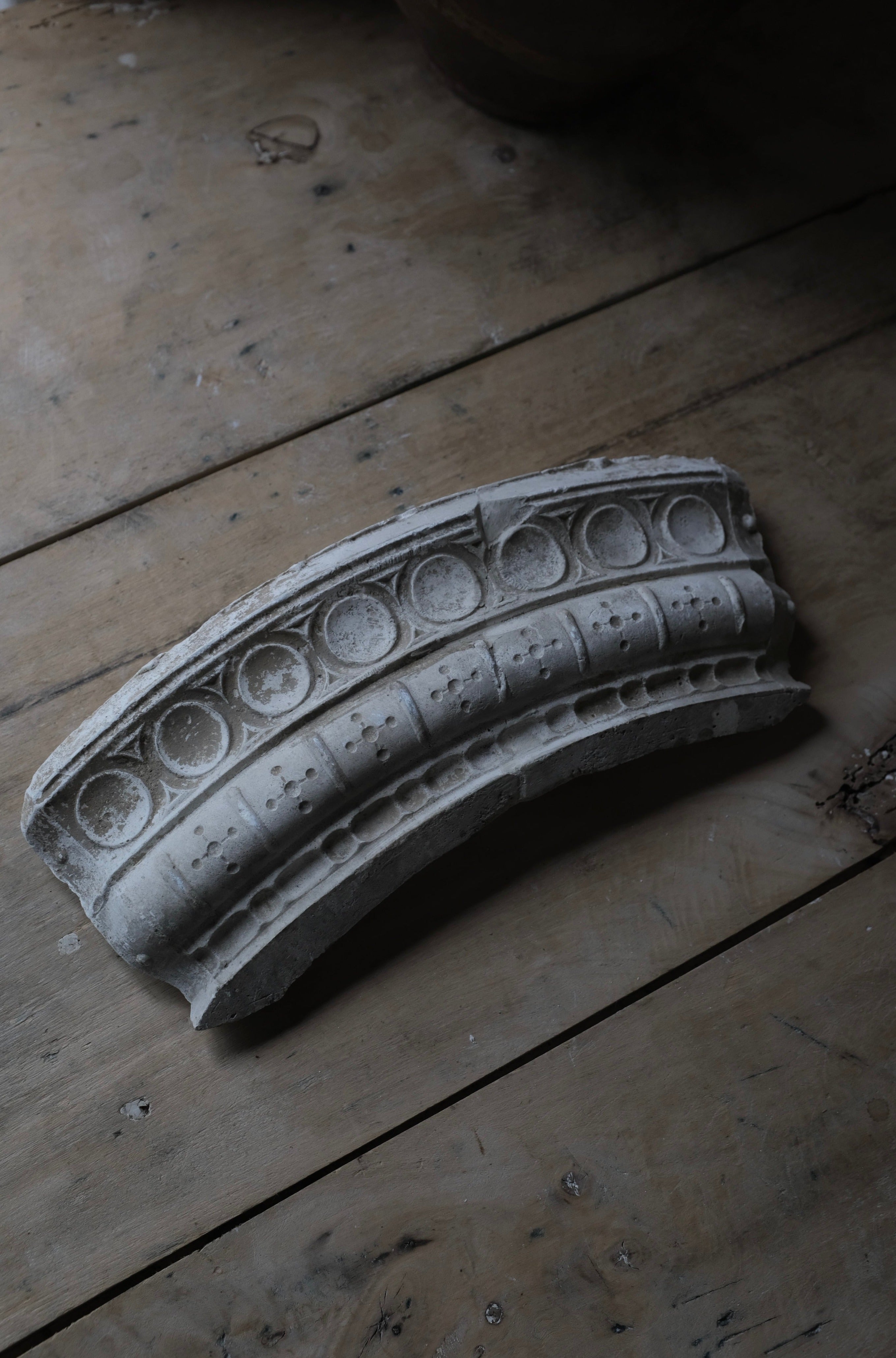 French Antique Plaster Object / フランス アンティーク 石膏 オブジェ 22911, 石膏,- ambiant
