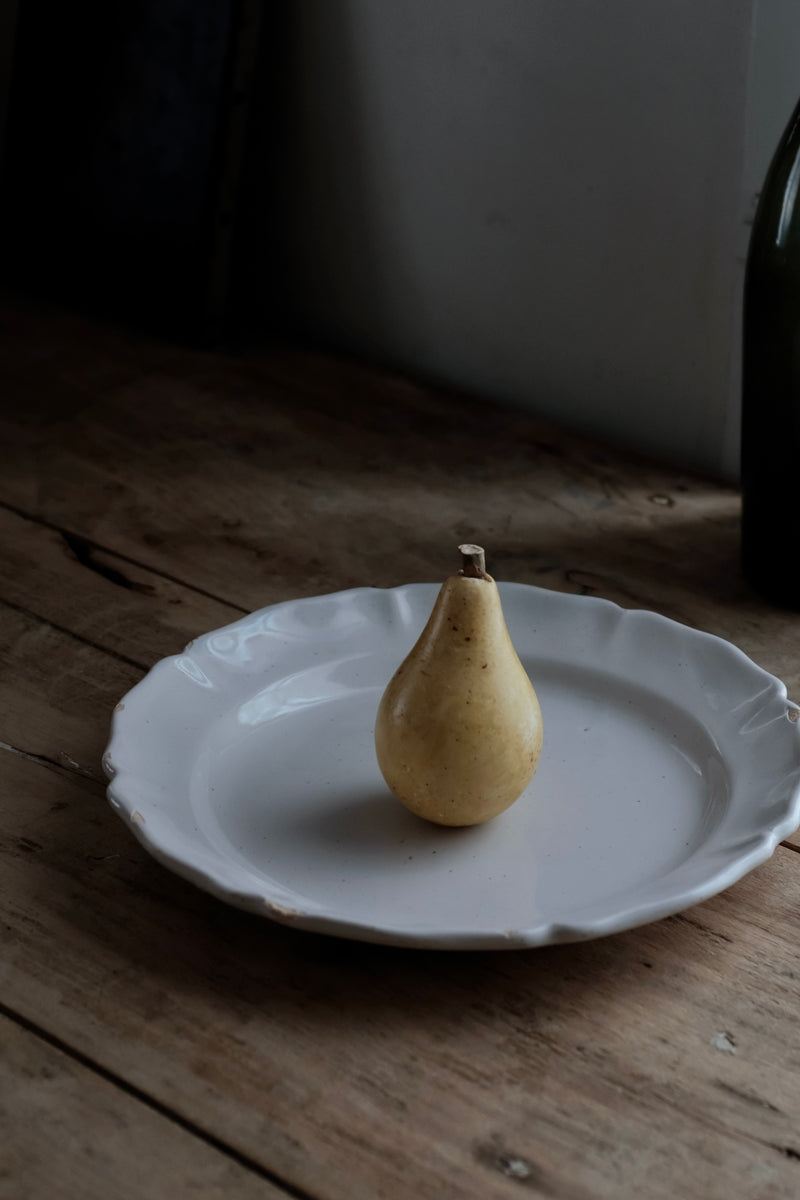 【 古代方解石アラバスター 】『洋ナシPear』　伊国製アンティーク 古代方解石アラバスター 】『洋ナシPear』 伊国製アンティーク