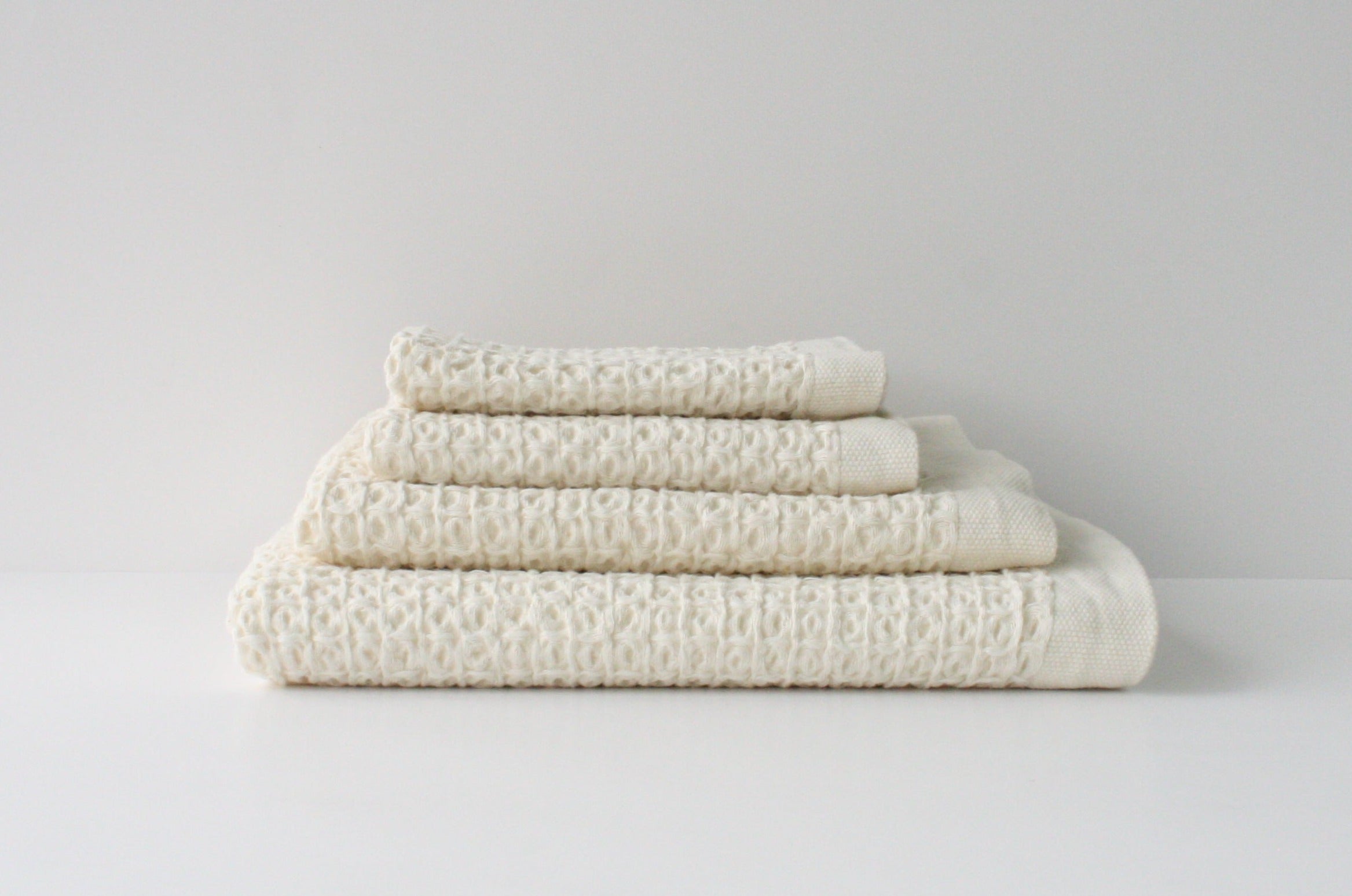 Cotton Linen Waffle Imabari Towels Kontex, BRERA,- ambiant
