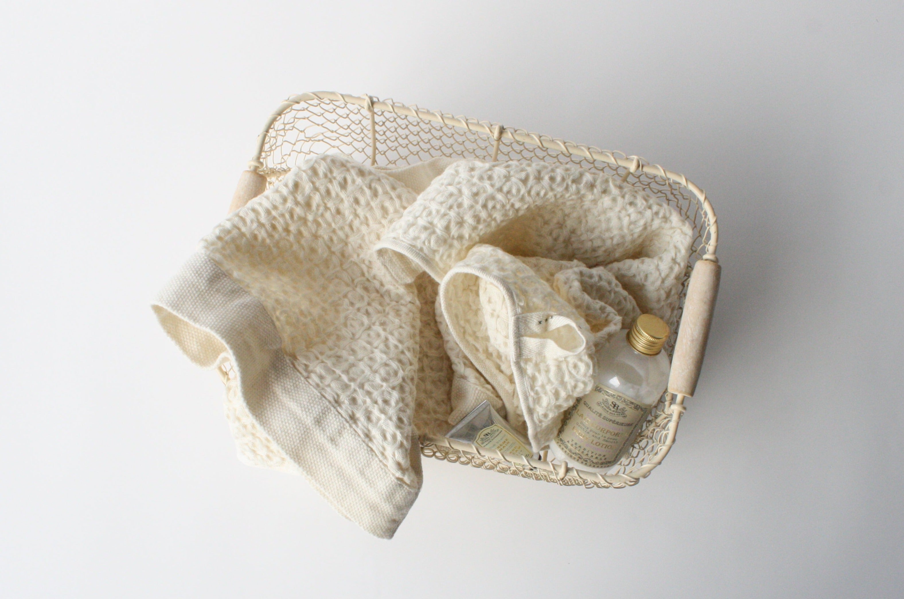 Cotton Linen Waffle Imabari Towels Kontex, BRERA,- ambiant