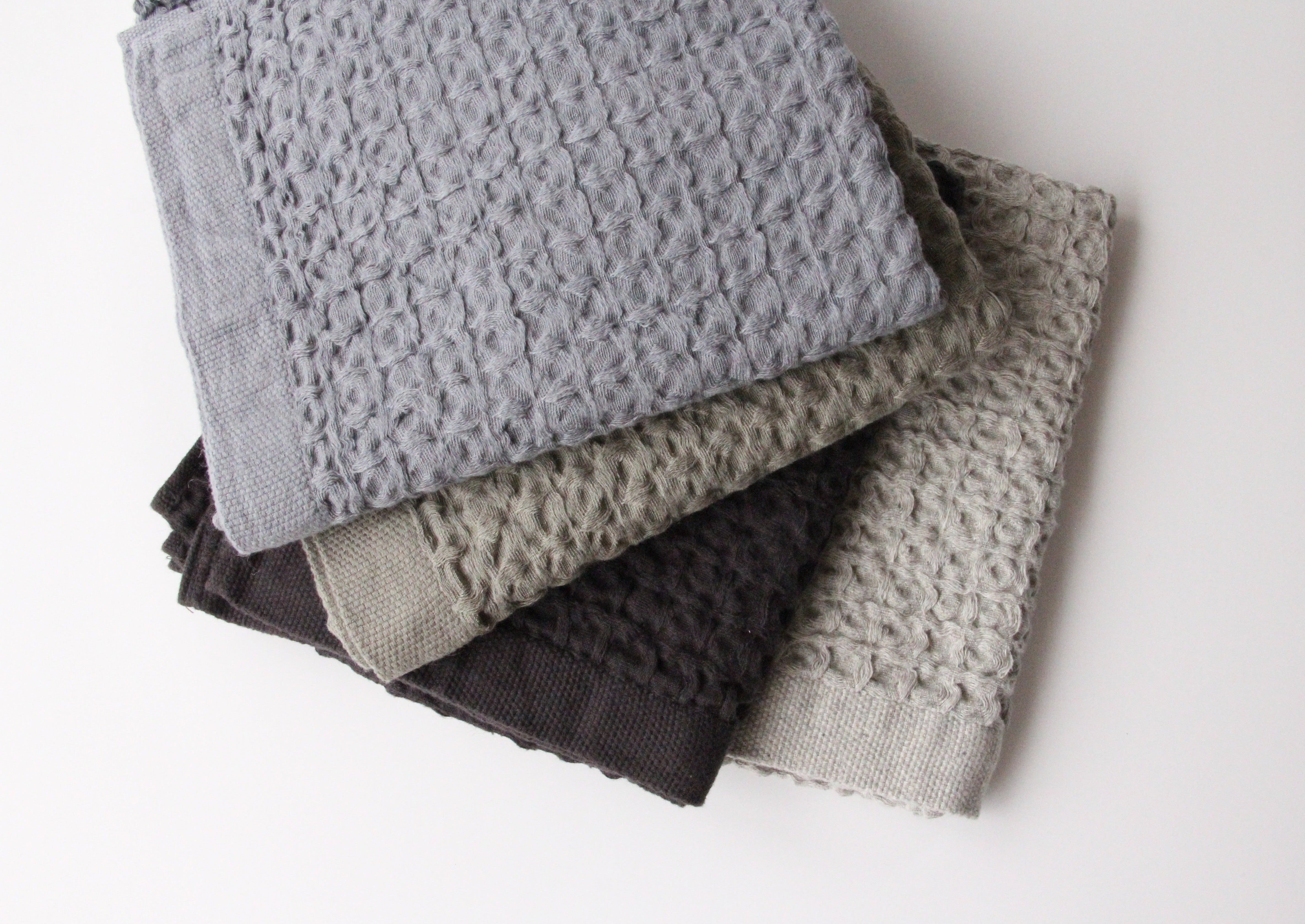 HEATHER WAFFLE Lattice Linen Imabari Towel kontex / ヘザーワッフル コンテックス タオル, HETHER WAFFLE,- ambiant
