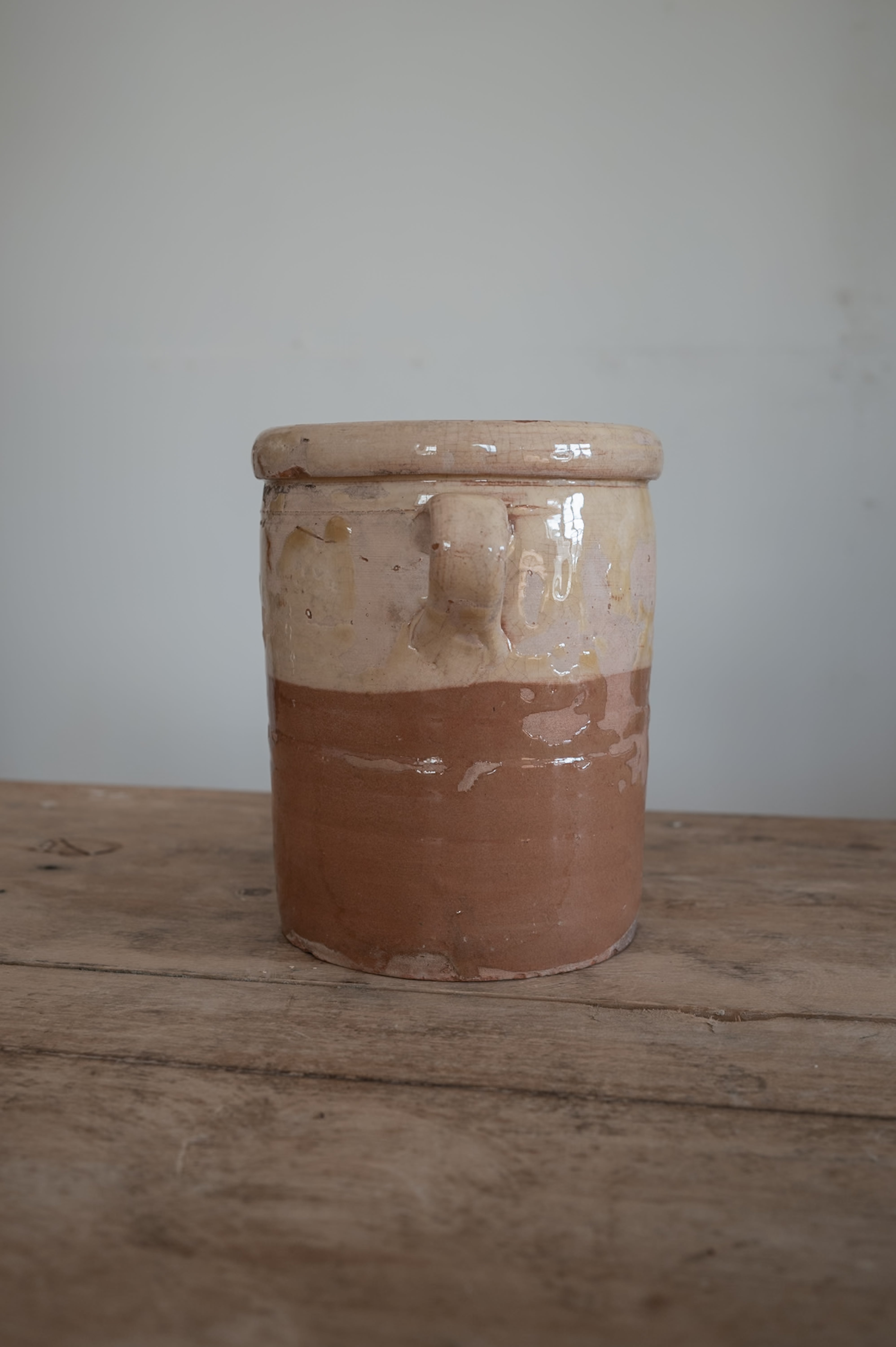 19th century - 20th century Puglia Grottaglie food storage jar AN-24166