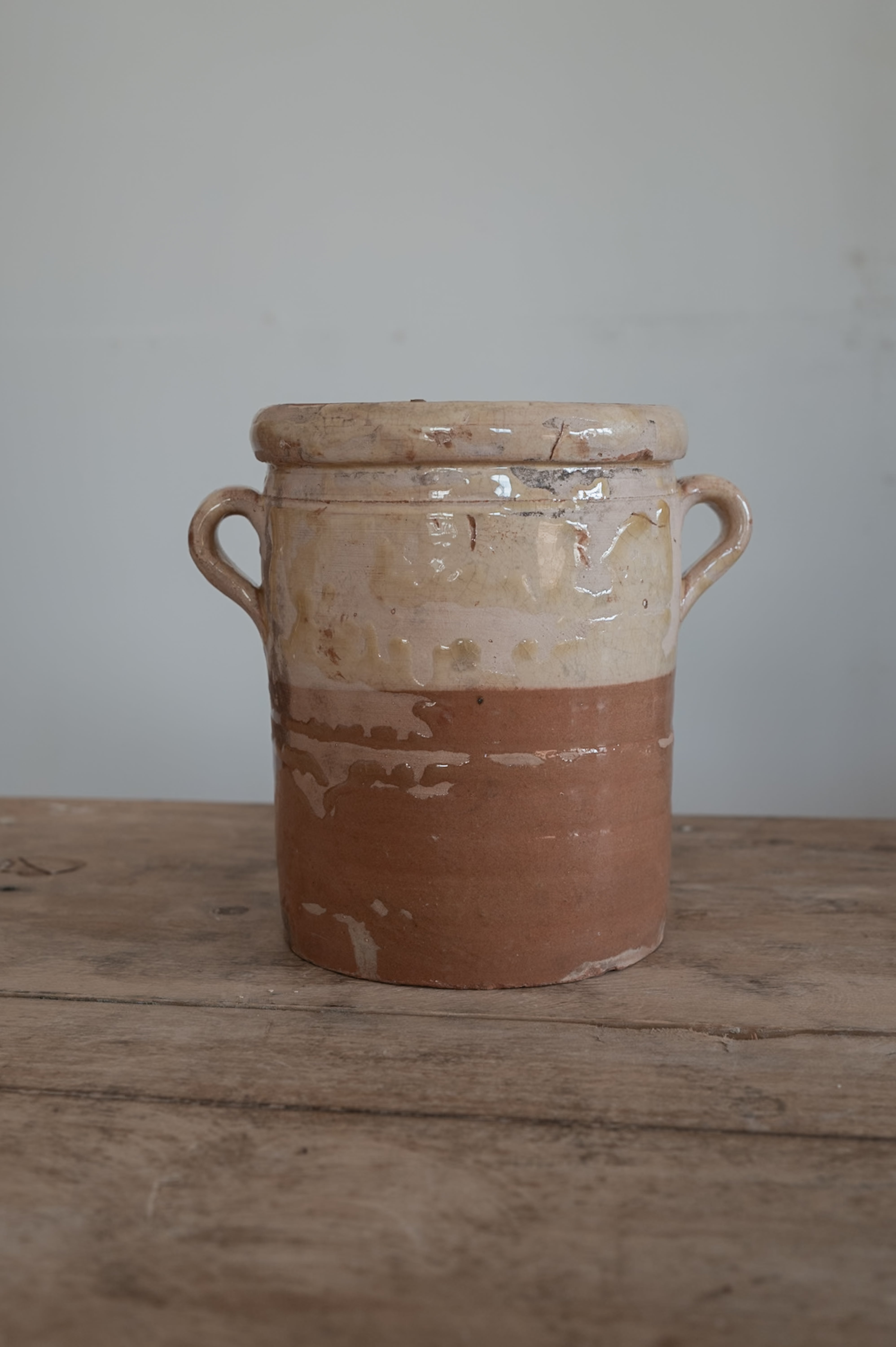 19th century - 20th century Puglia Grottaglie food storage jar AN-24166