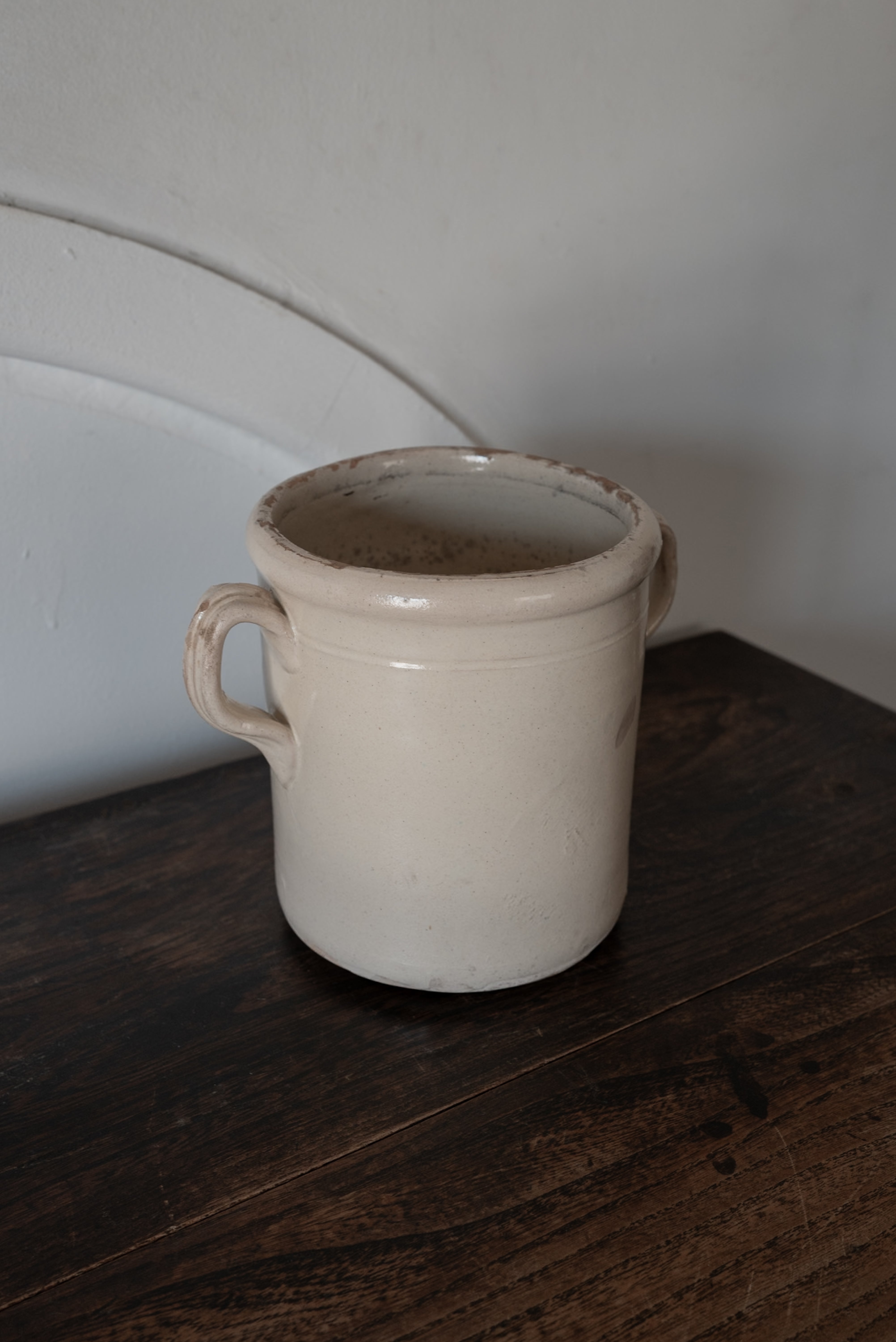 19th-20th century Puglia Grottaglie food storage jar