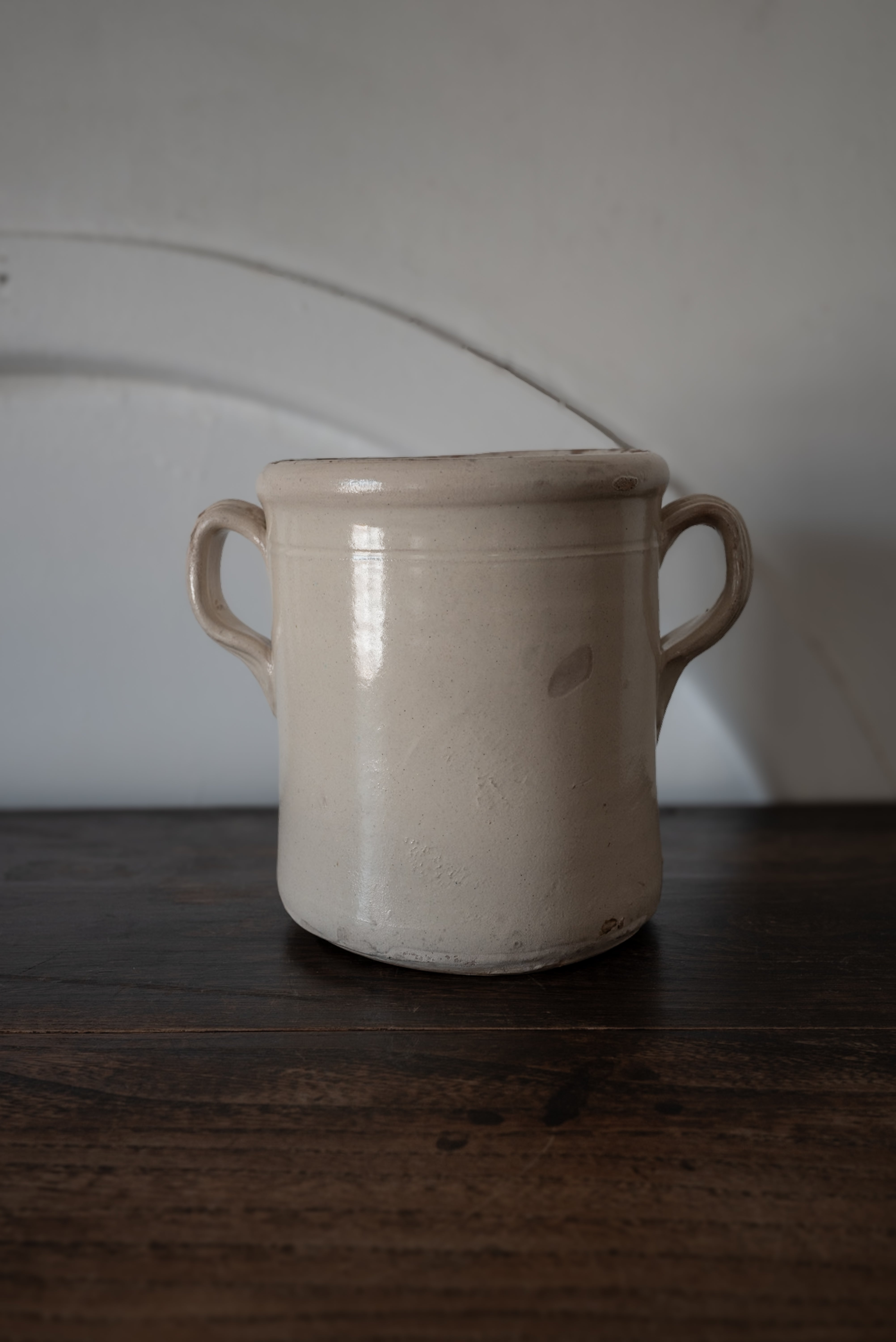 19th-20th century Puglia Grottaglie food storage jar