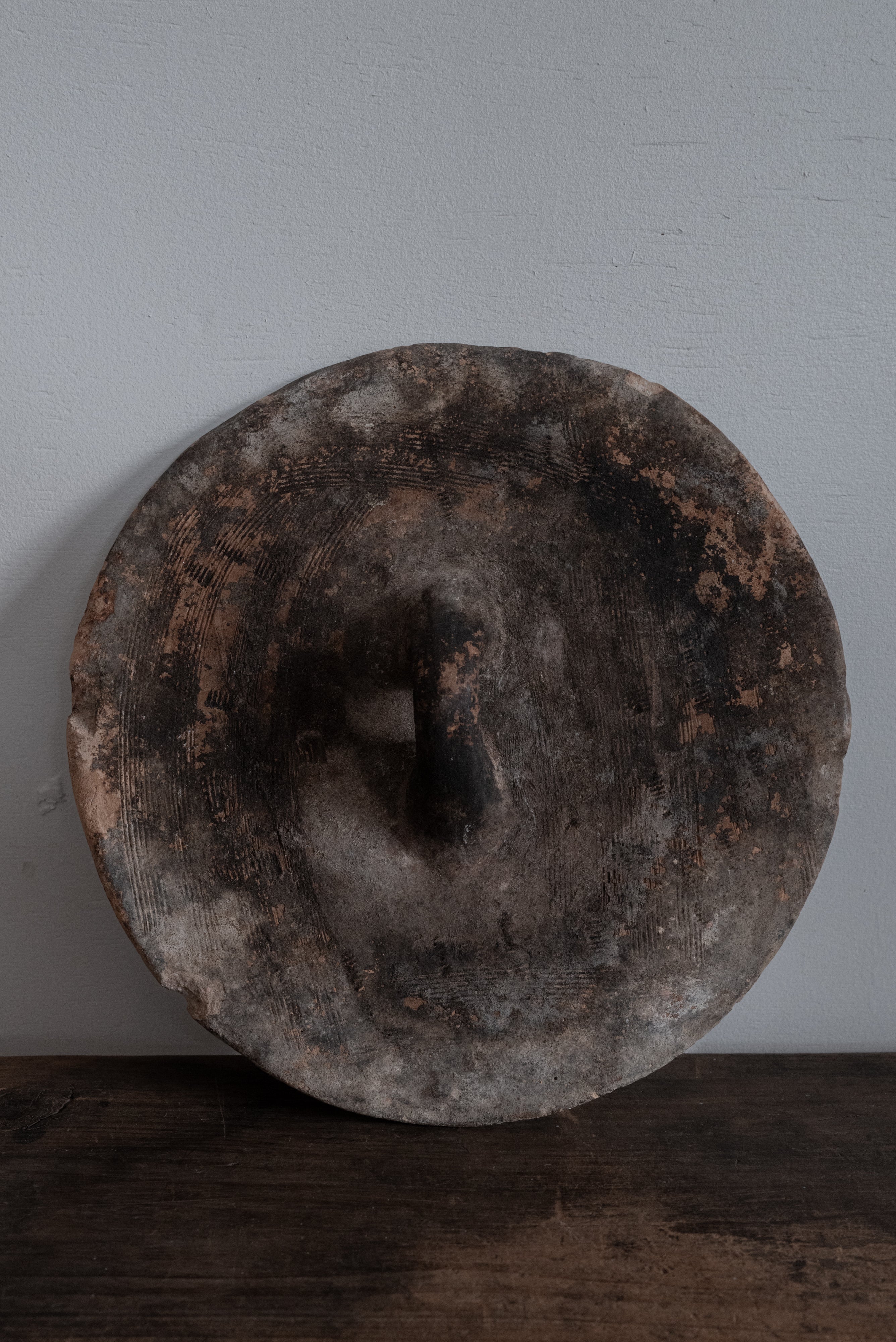 17th-18th Century Italian Terracotta Pottery Lid AN-24054
