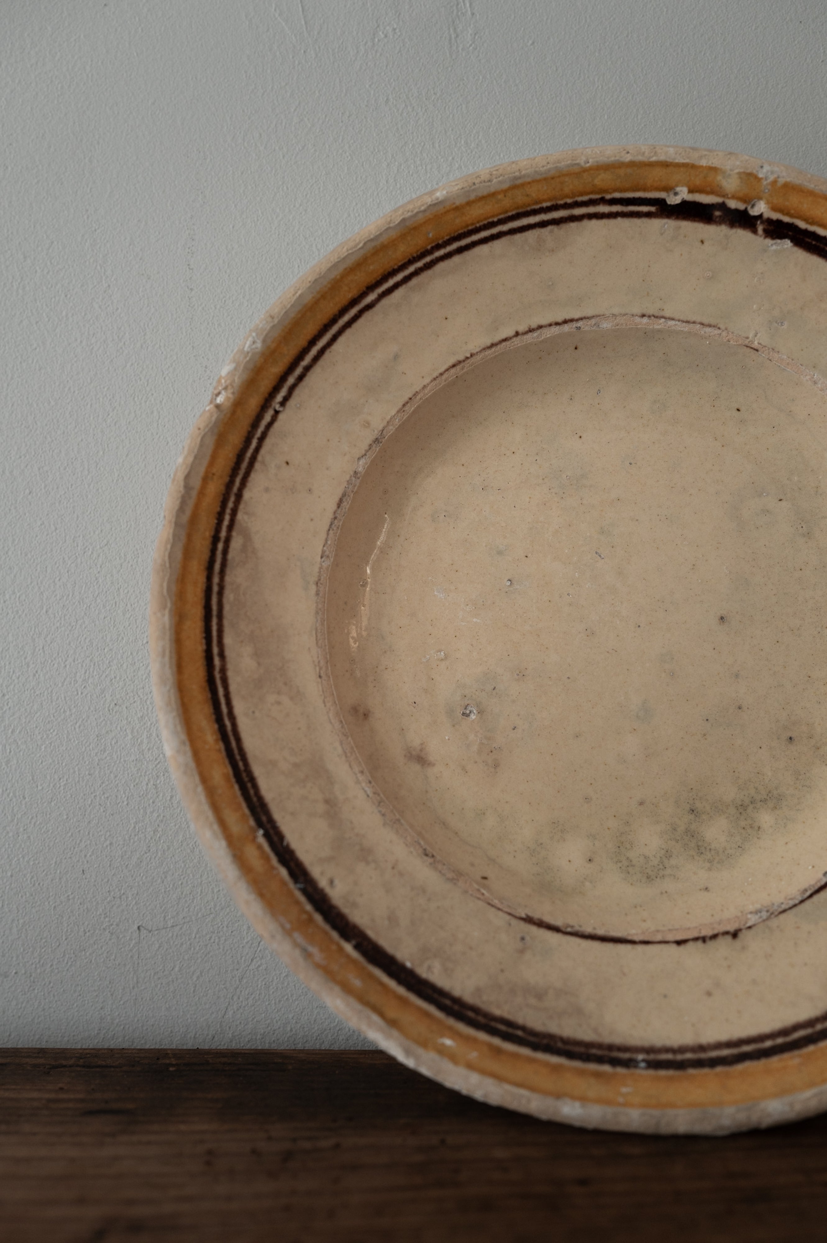 19th Century Italian Puglia Grottaglie Deep Plate AN-24169