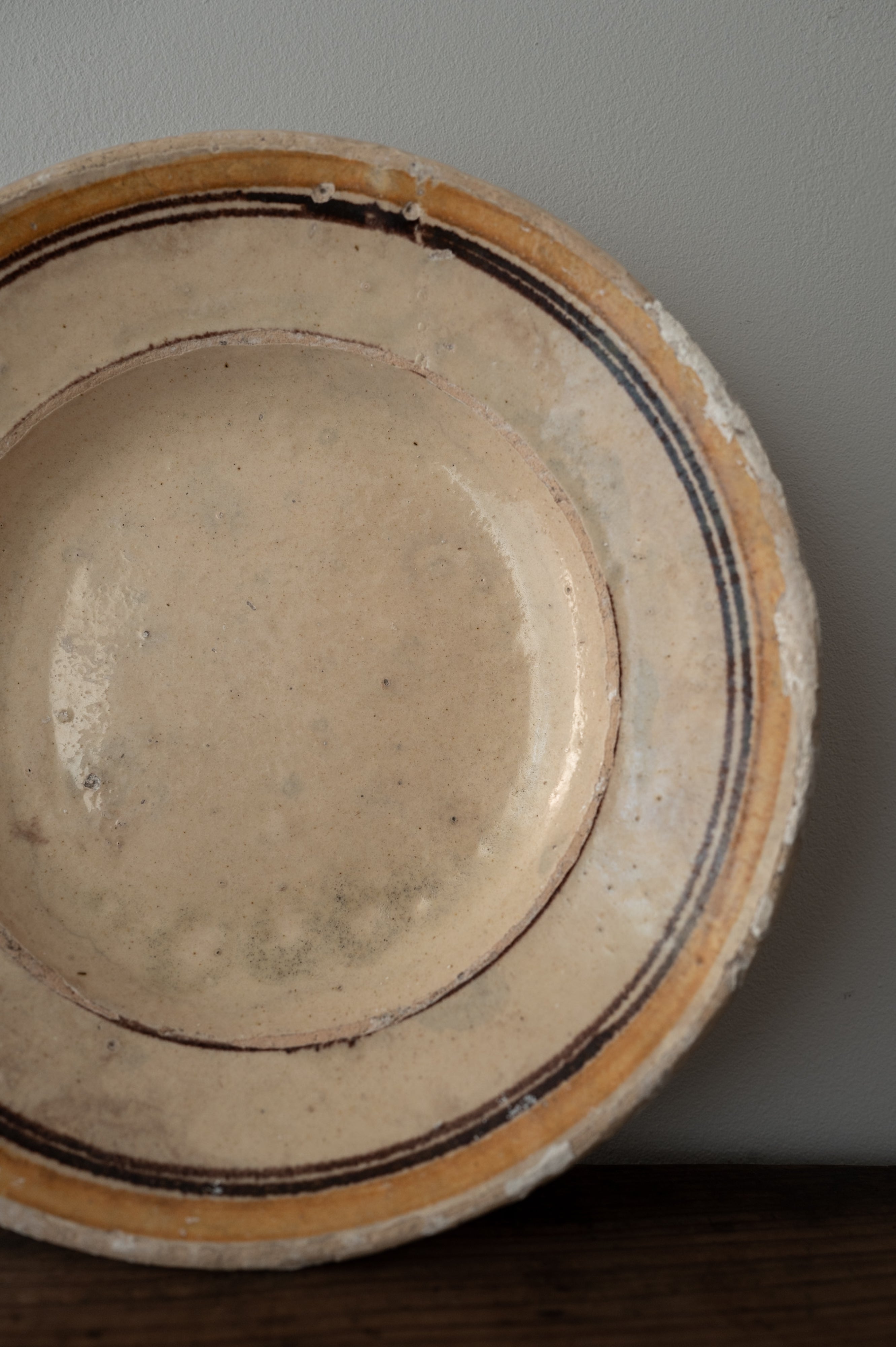 19th Century Italian Puglia Grottaglie Deep Plate AN-24169
