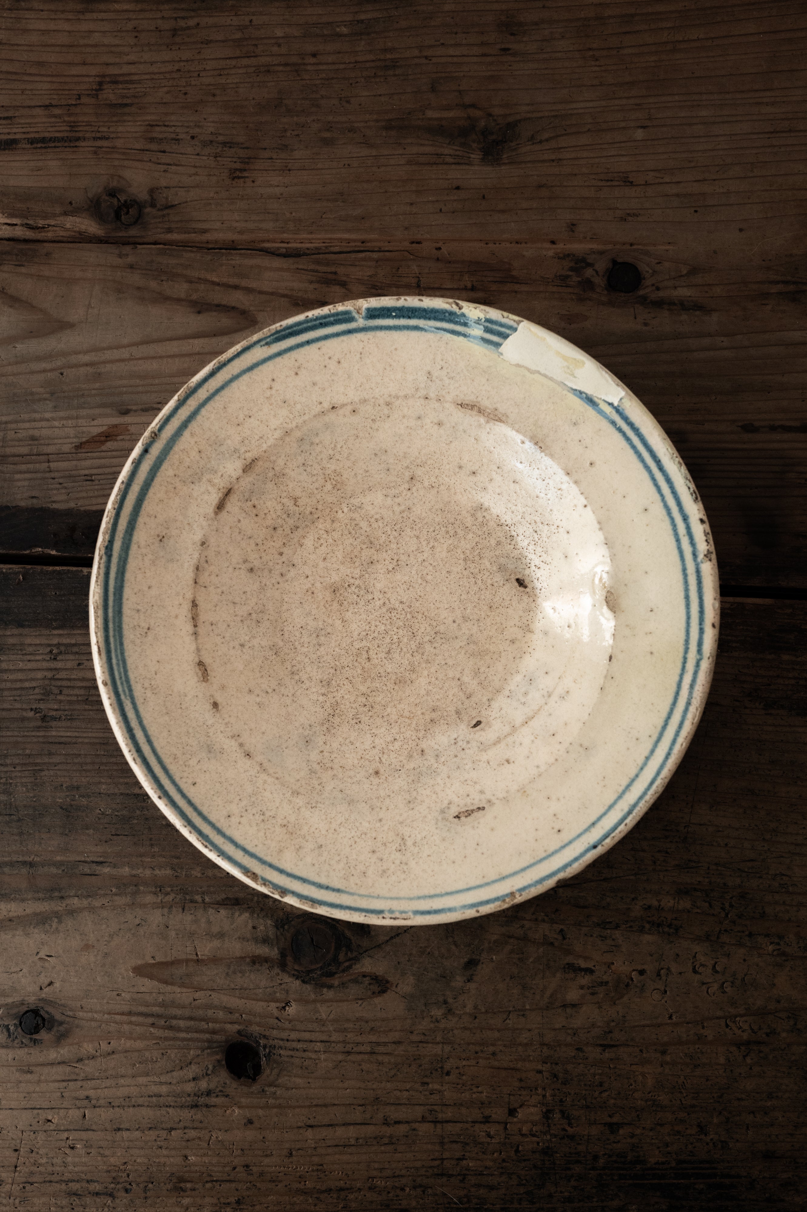 19th Century Italian Puglia Grottaglie Deep Plate AN-24147