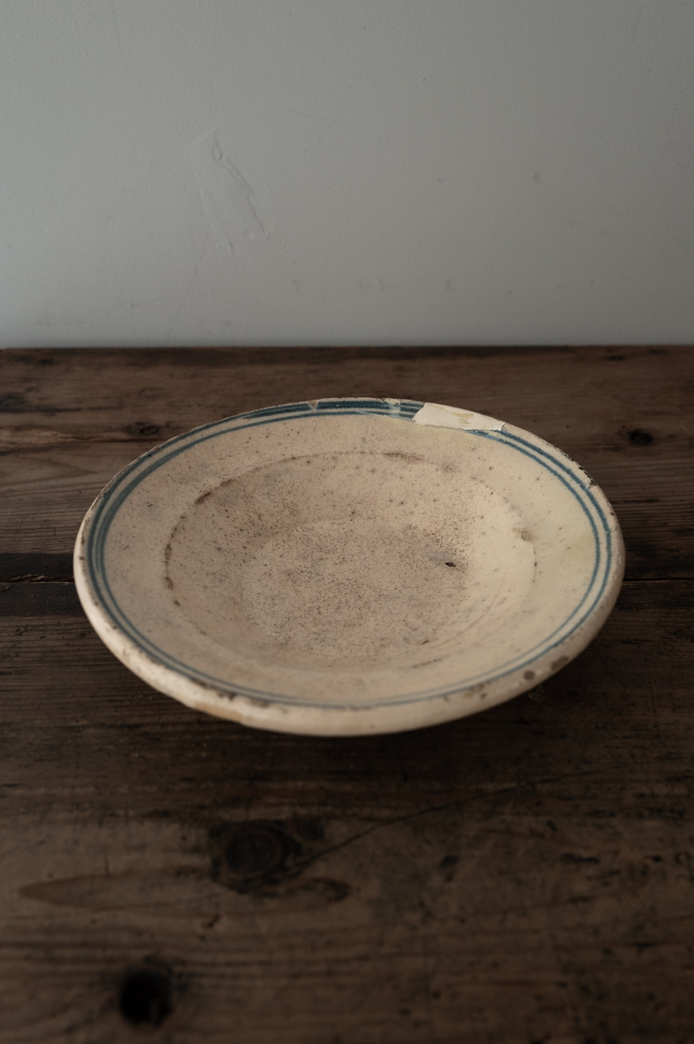 19th Century Italian Puglia Grottaglie Deep Plate AN-24147