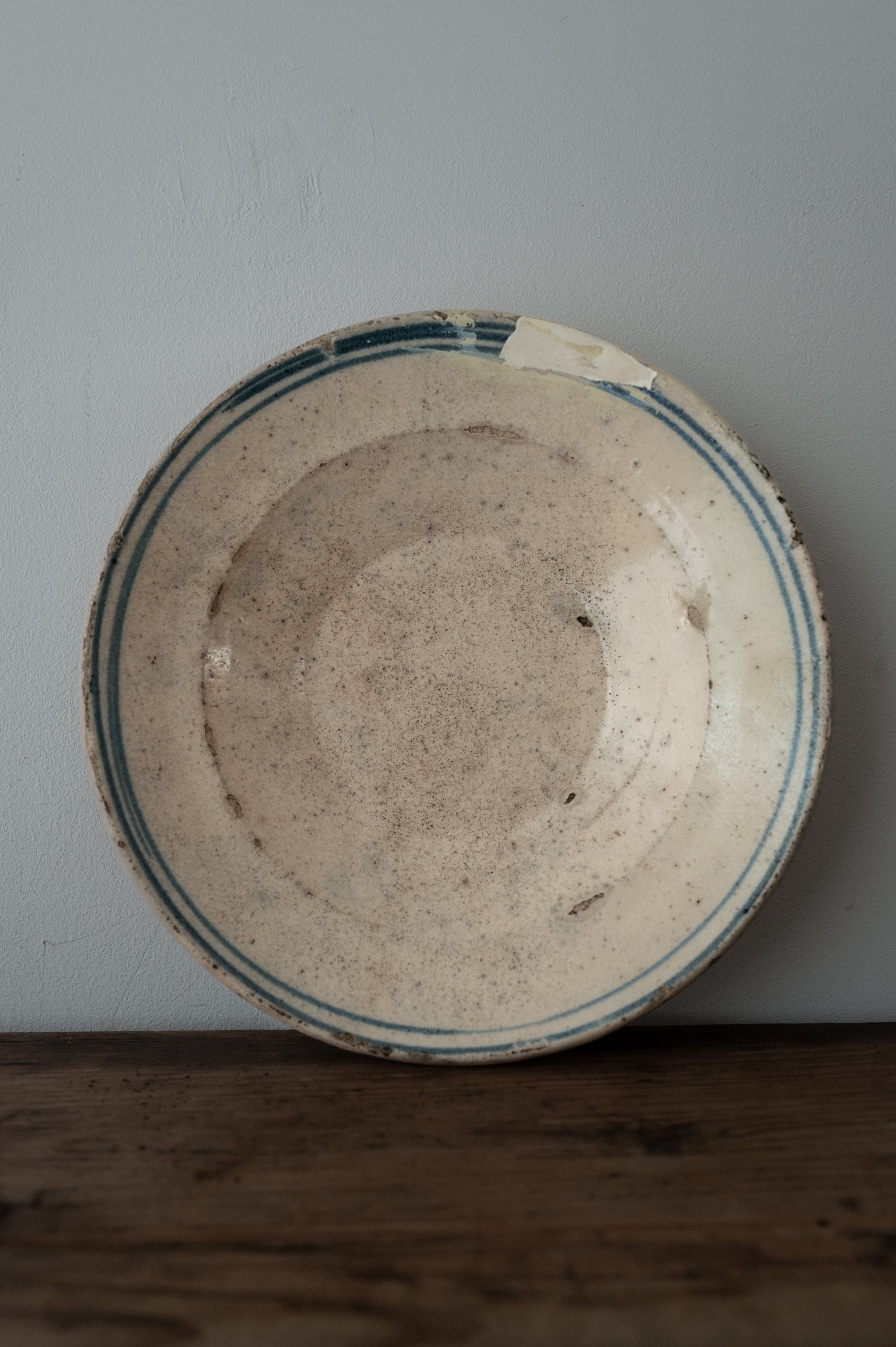 19th Century Italian Puglia Grottaglie Deep Plate AN-24147