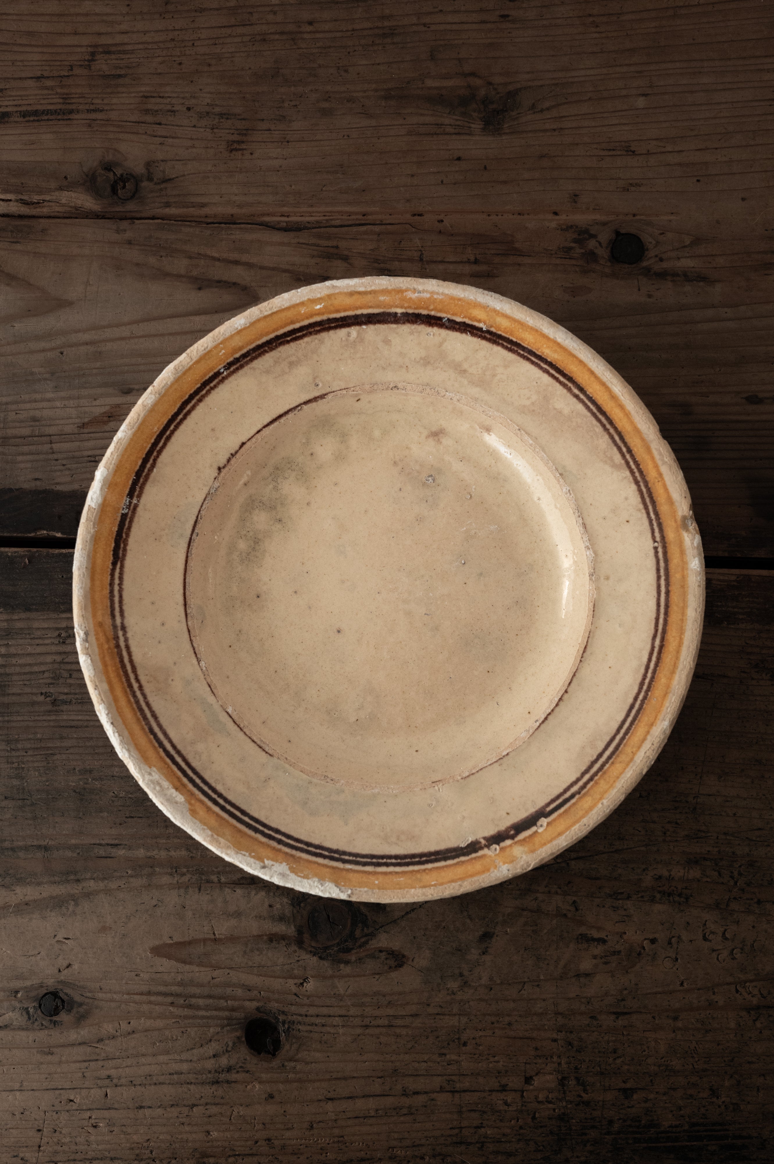 19th Century Italian Puglia Grottaglie Deep Plate AN-24169