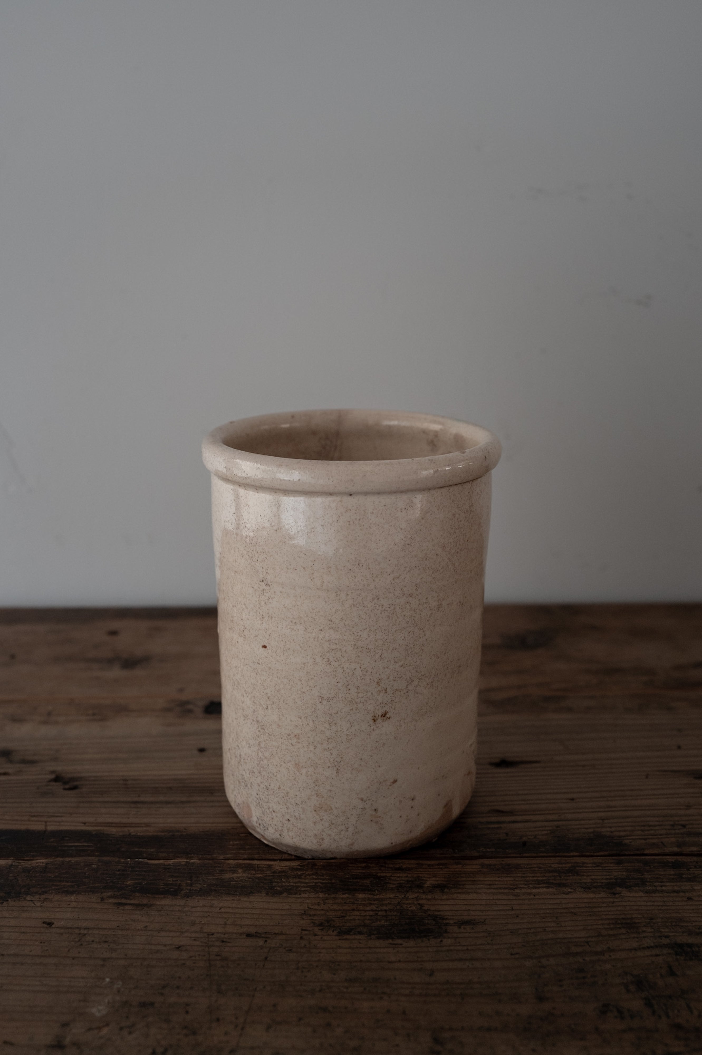 19th Century Italy, Puglia, Grottaglie Food Storage Jar AN-24165