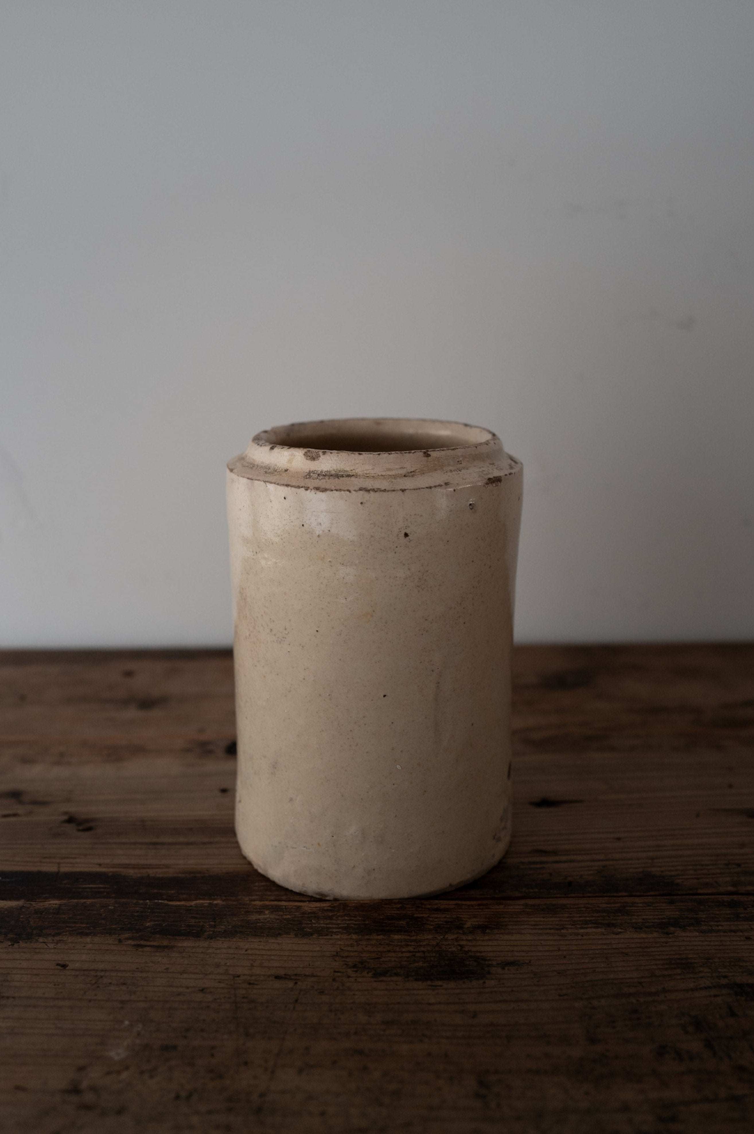 19th Century Italy, Puglia, Grottaglie Food Storage Jar AN-24133