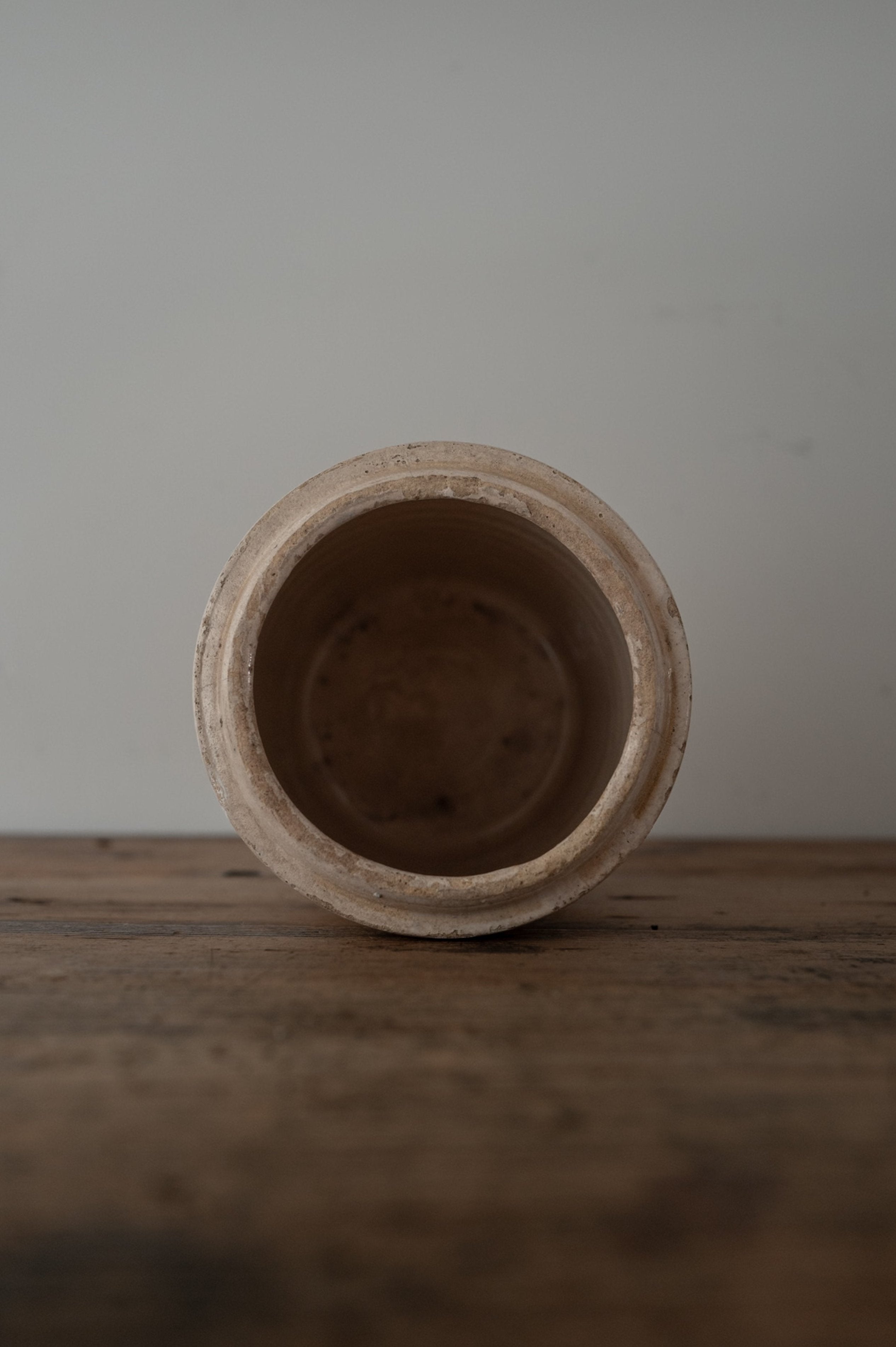 19th Century Puglia Grottaglie Food Storage Jar AN-24164