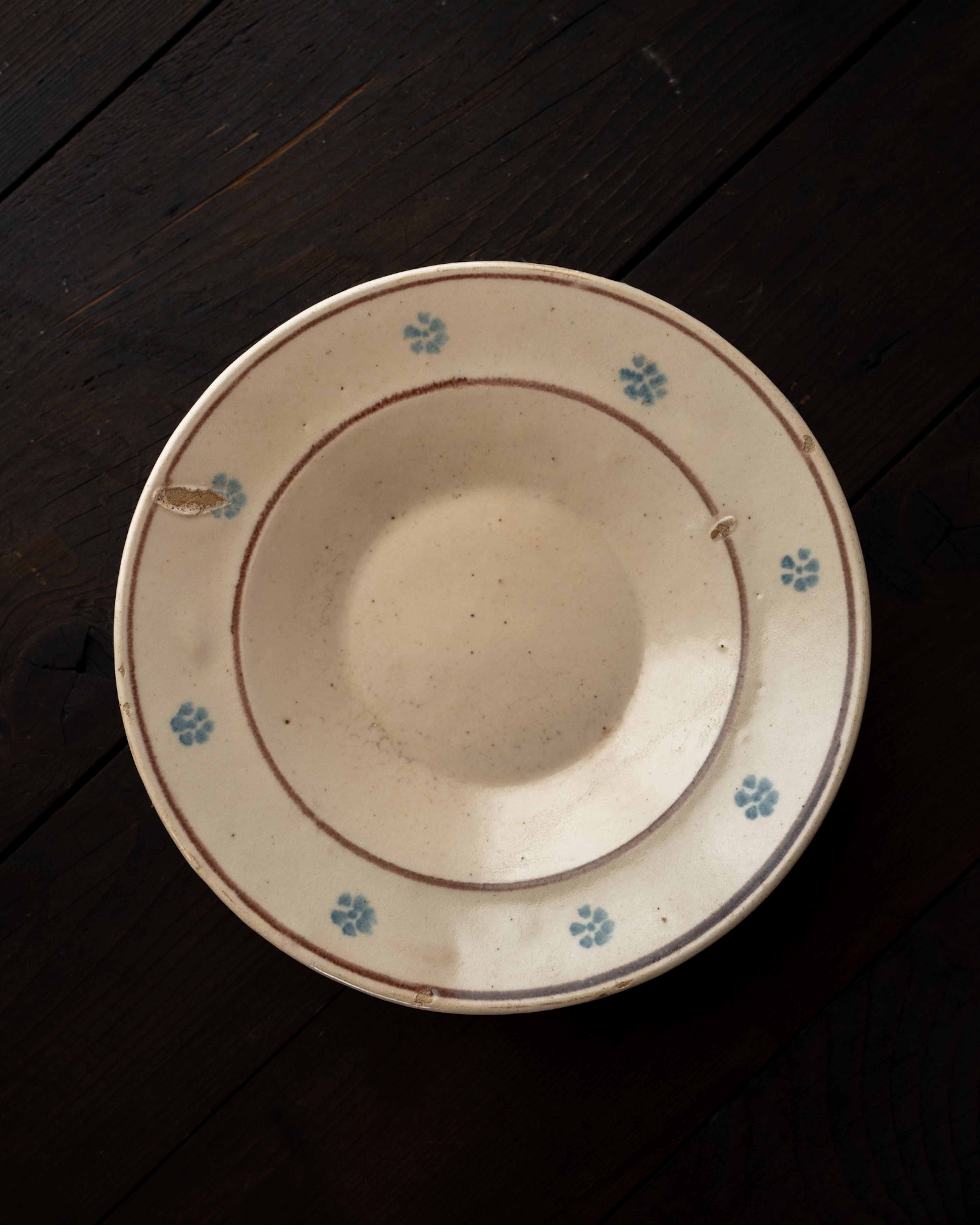 Italian Puglia Grottaglie Blue Pattern Plate AN-5207
