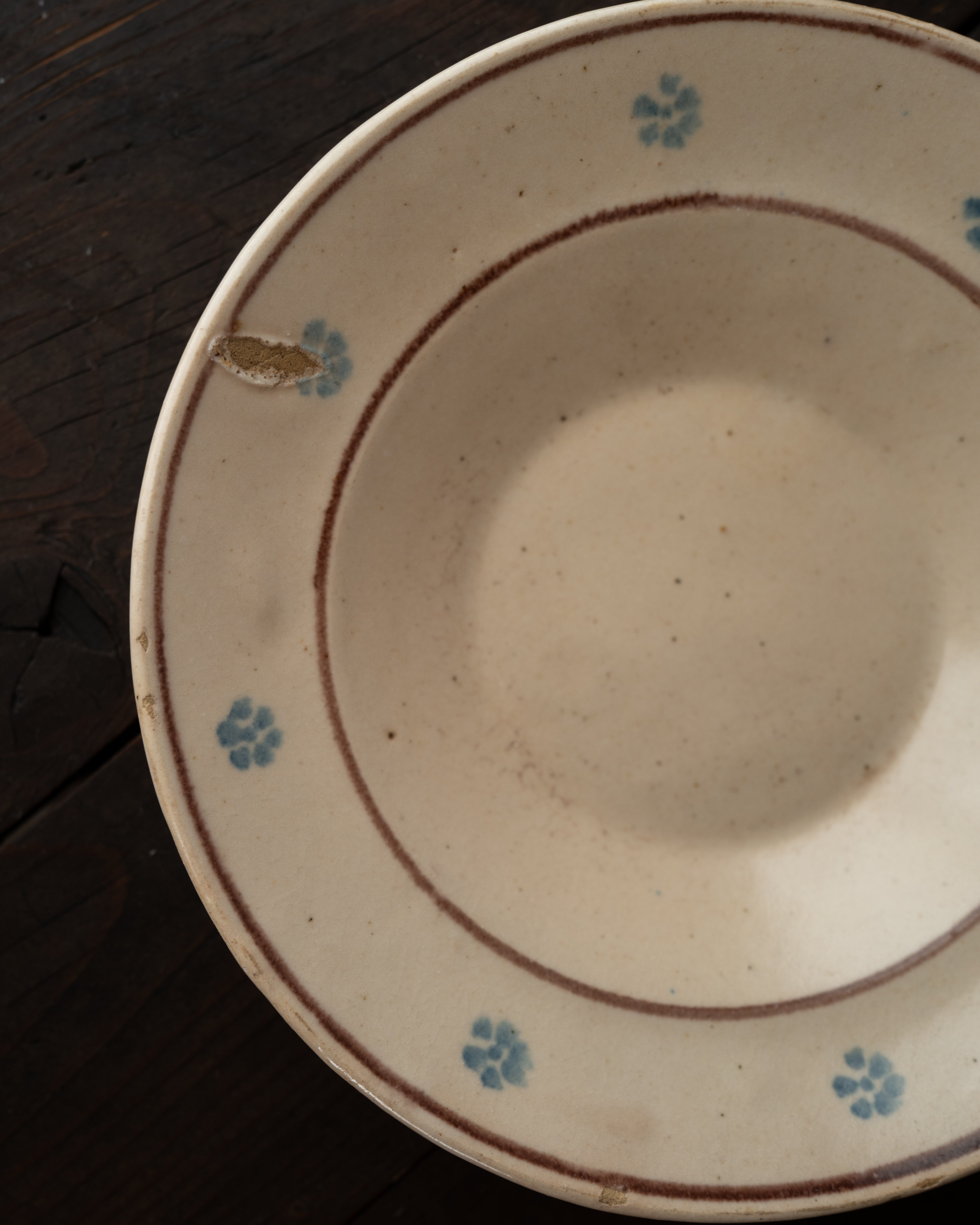 Italian Puglia Grottaglie Blue Pattern Plate AN-5207
