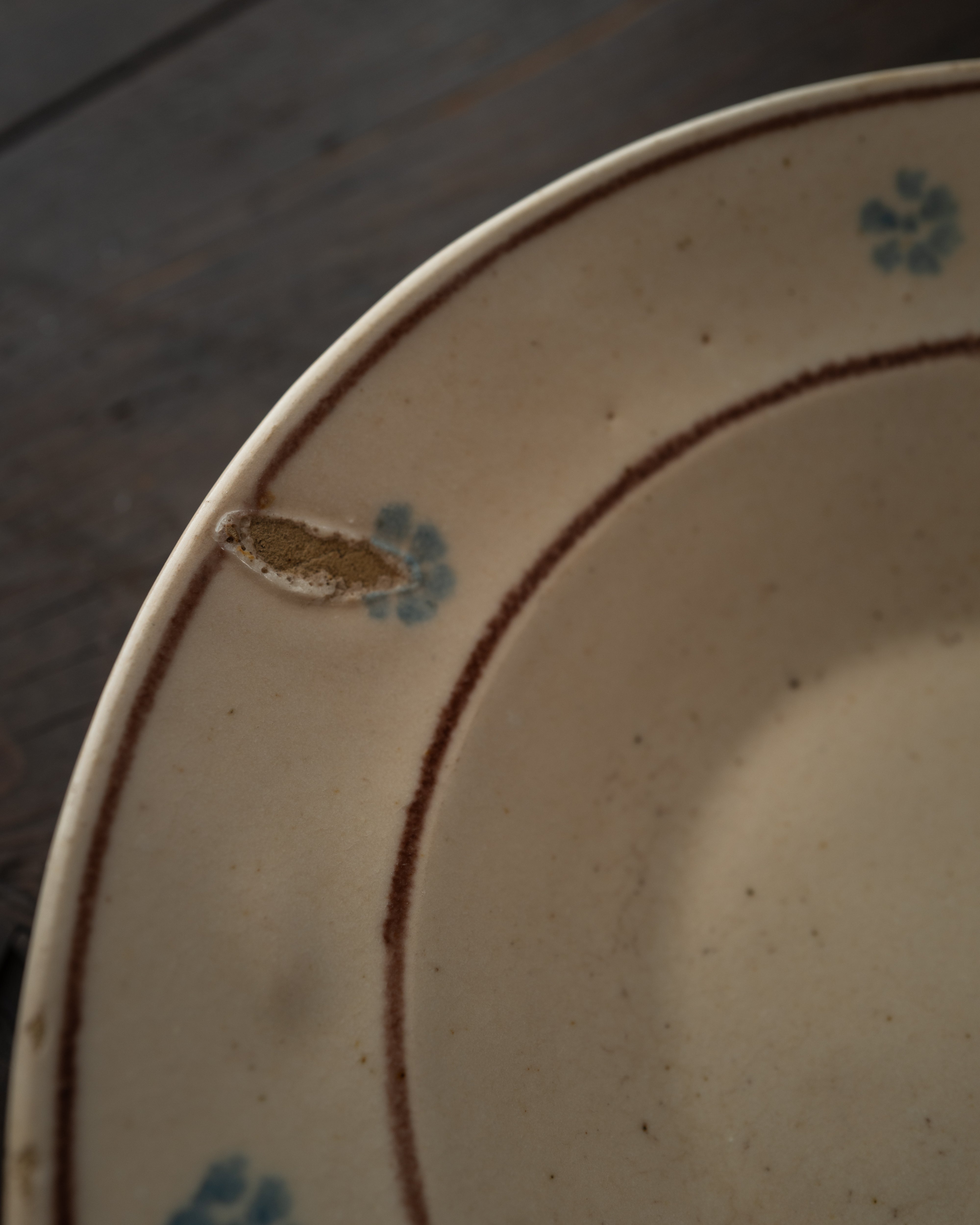 Italian Puglia Grottaglie Blue Pattern Plate AN-5207