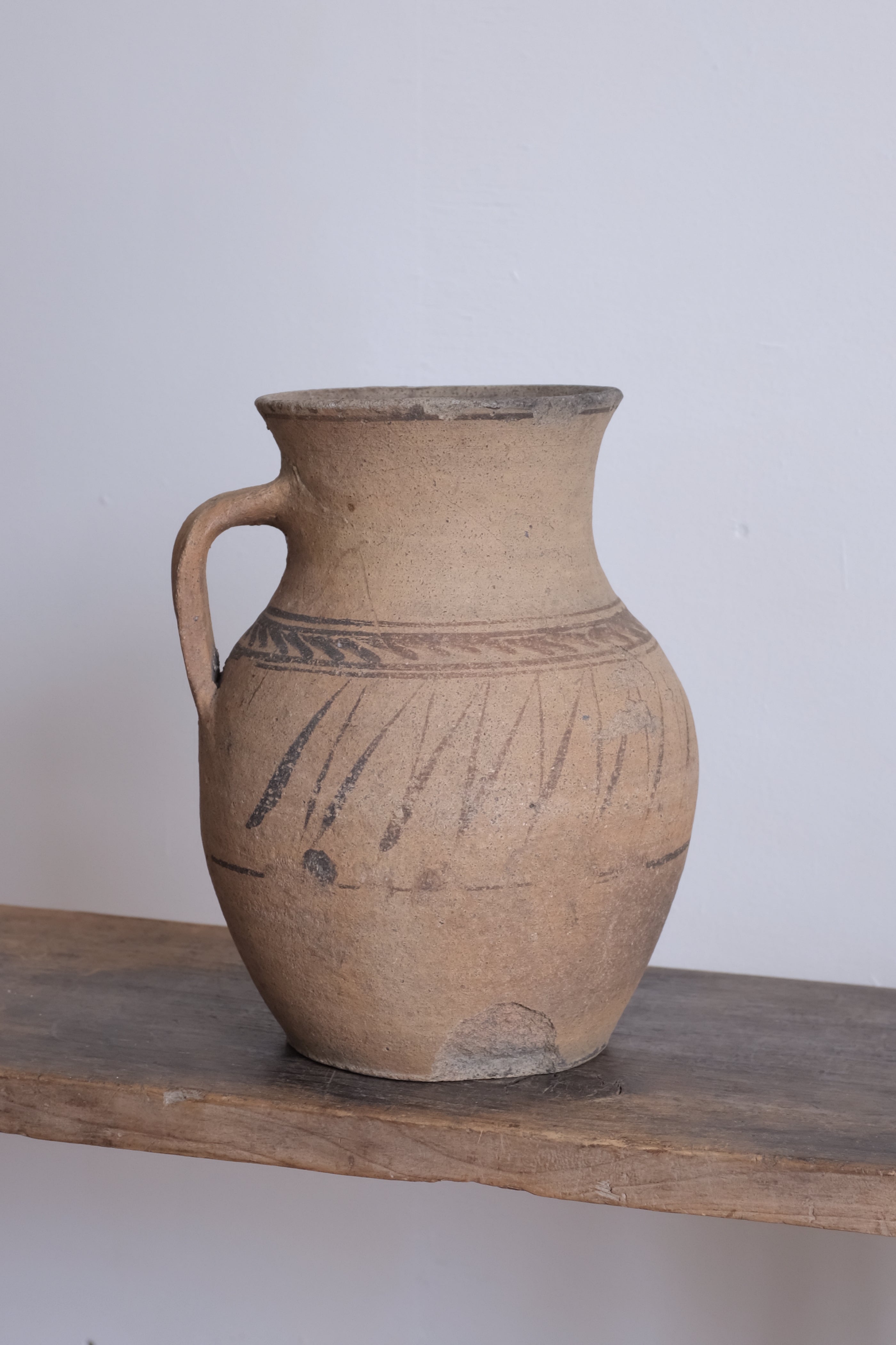  Ukraine Antique  Clay Pot / ウクライナ アンティーク 素焼き壺, ウクライナポット,- ambiant