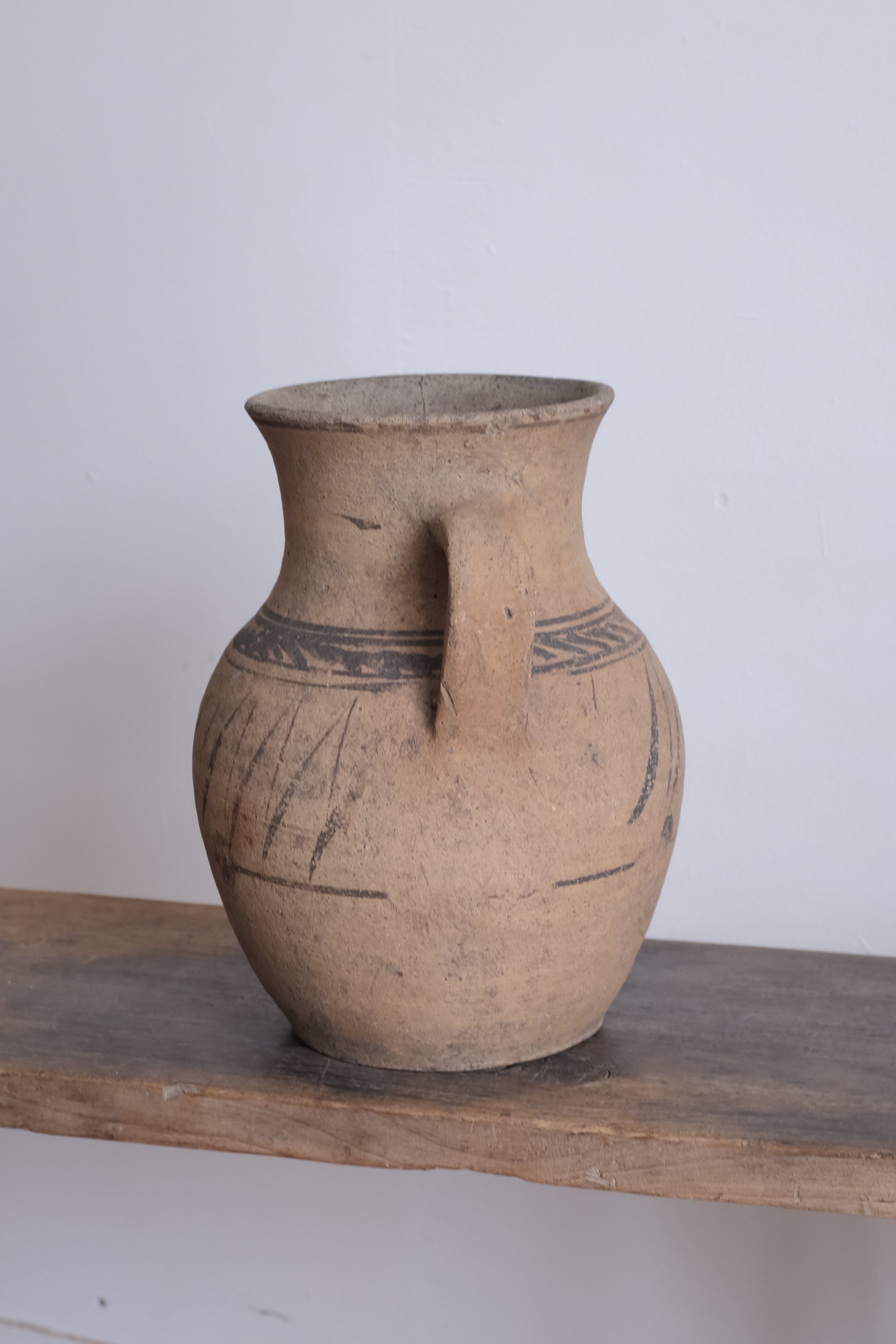  Ukraine Antique  Clay Pot / ウクライナ アンティーク 素焼き壺, ウクライナポット,- ambiant