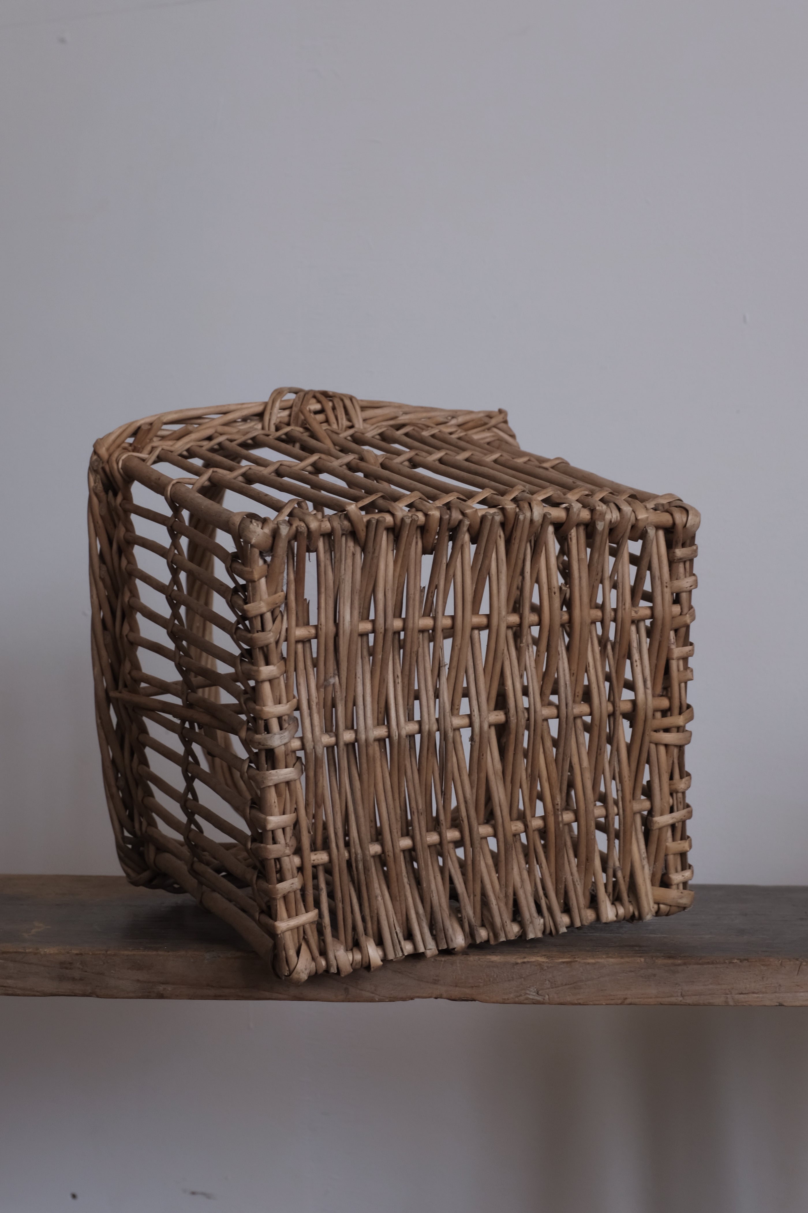  French Wicker Basket  &quot;Panier&quot; / フランス ボトル入れ用 パニエ, French Wicker Basket &quot;Panier&quot;,- ambiant