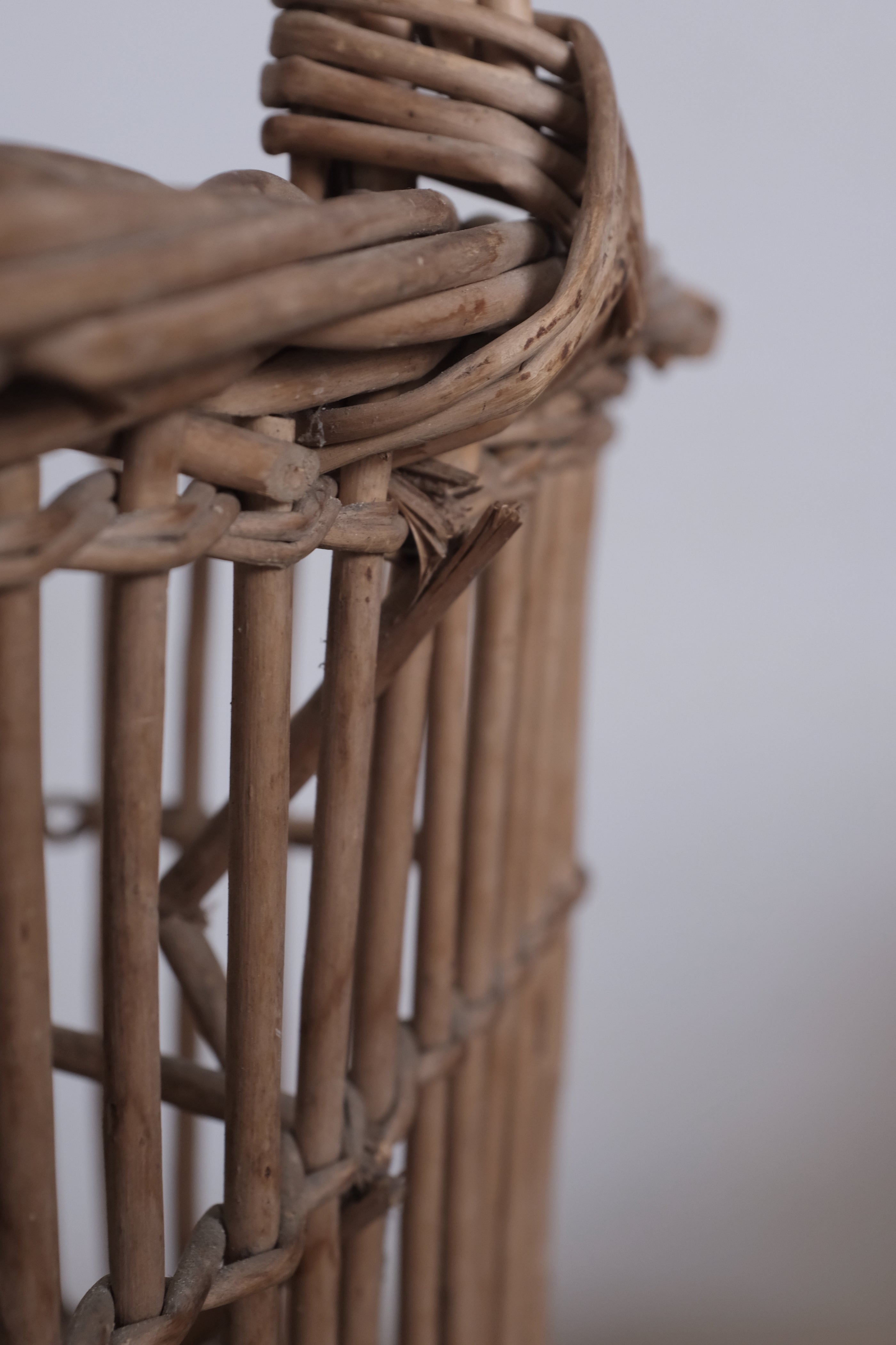  French Wicker Basket  &quot;Panier&quot; / フランス ボトル入れ用 パニエ, French Wicker Basket &quot;Panier&quot;,- ambiant