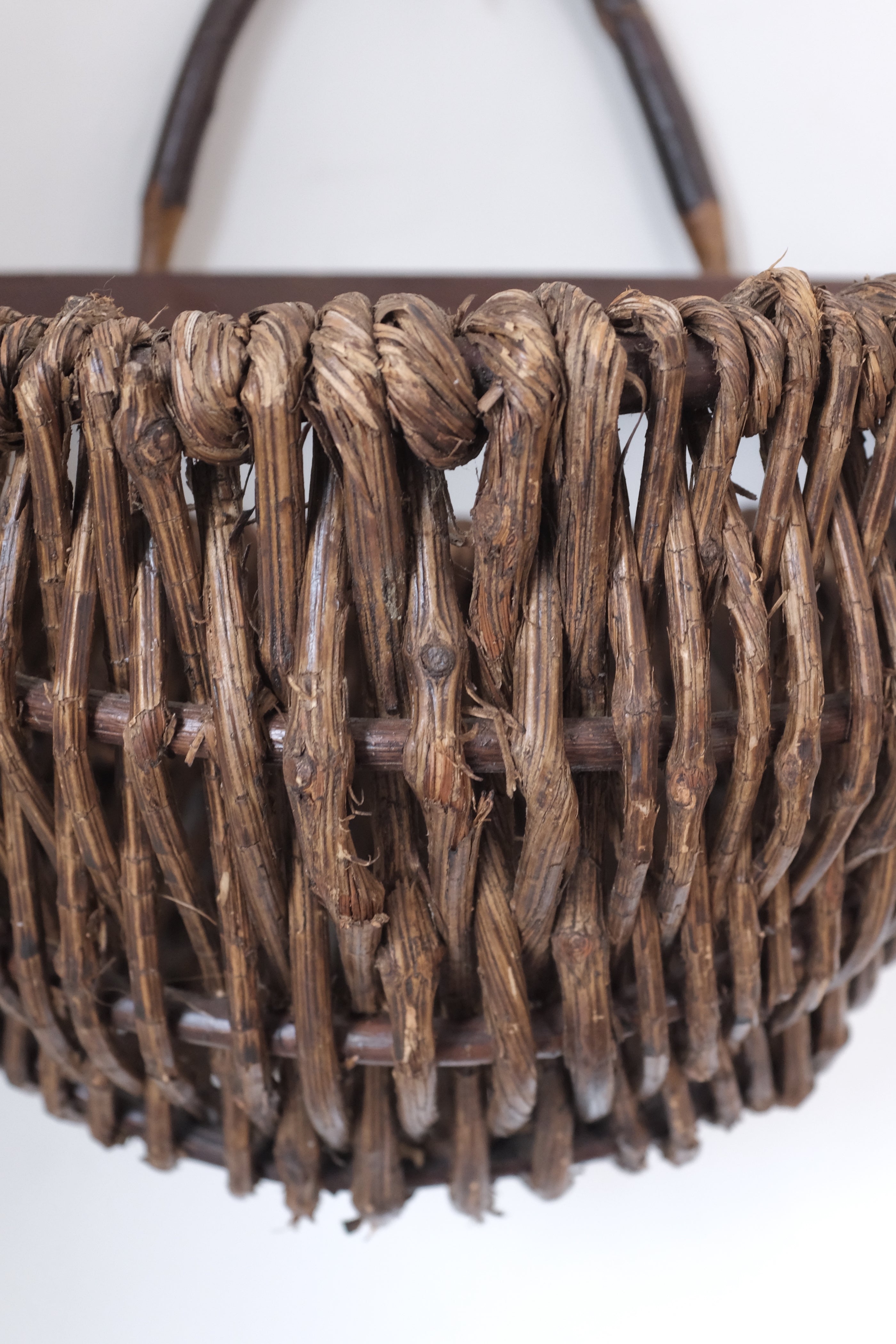  French Wall Hanging Basket  &quot;Panier&quot; / フランス アンティーク 壁掛け パニエ, French Wall Hanging Basket &quot;Panier&quot;,- ambiant