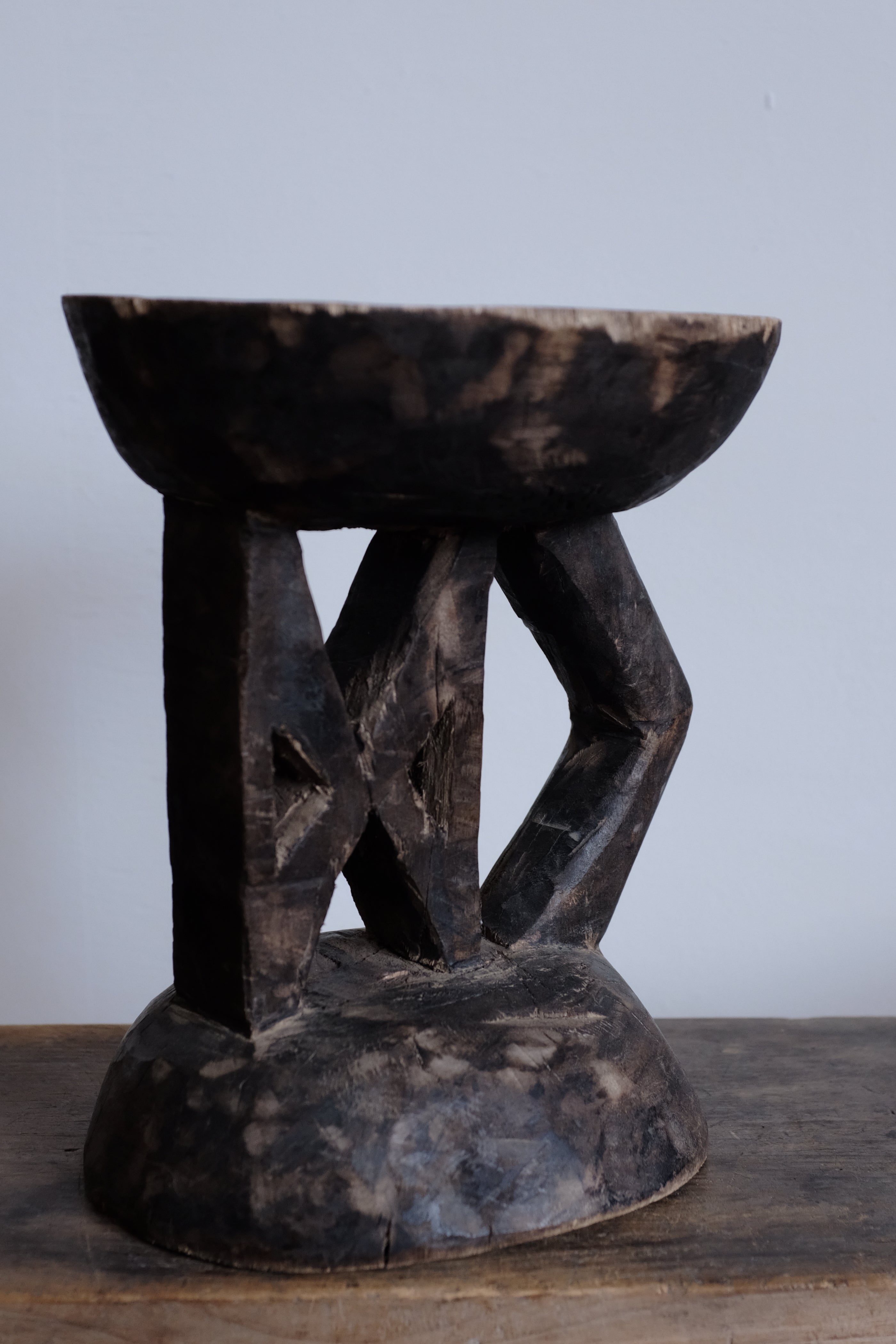  Tonga Wooden Stool / トンガ族 スツール, Tonga Wooden Stool,- ambiant