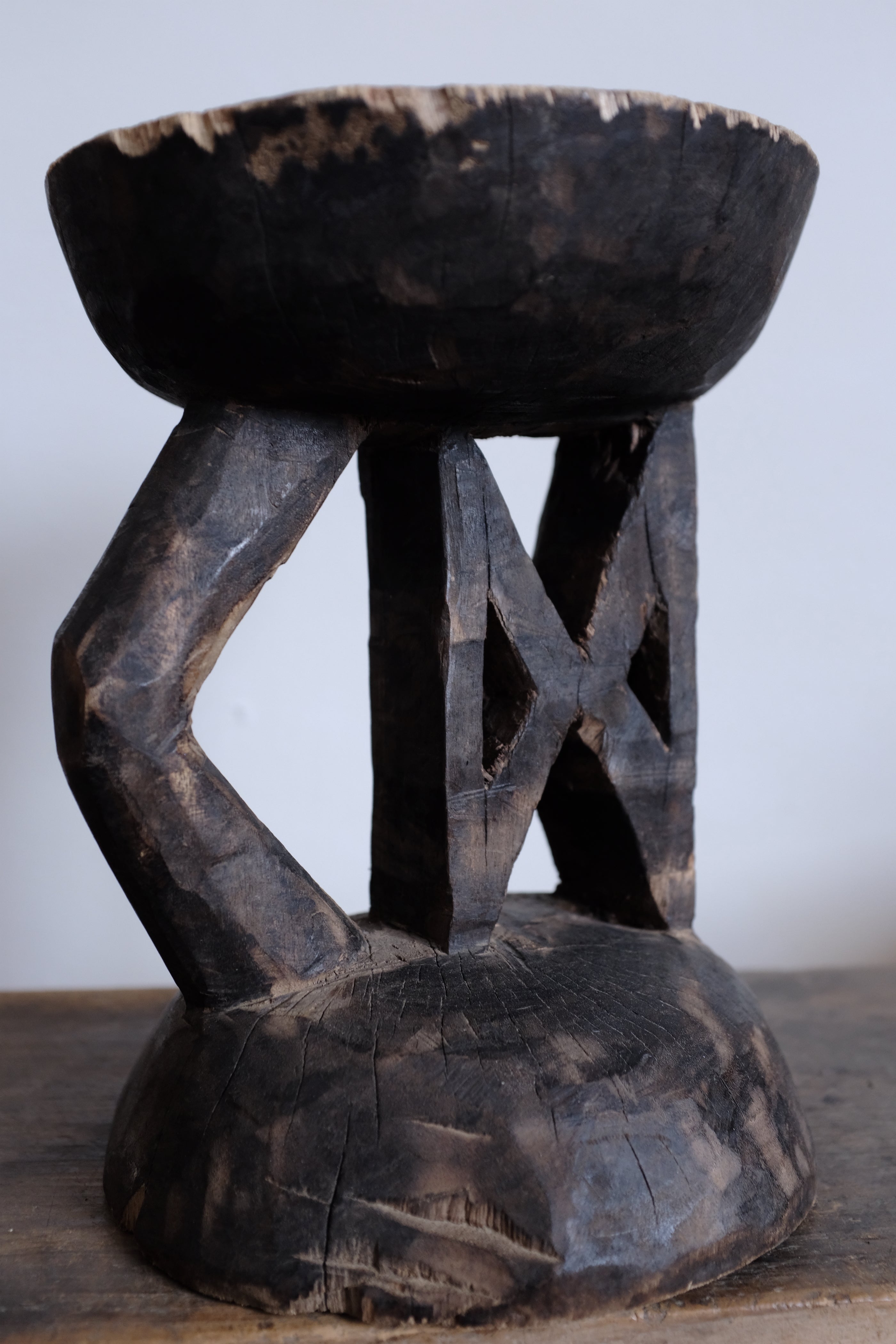  Tonga Wooden Stool / トンガ族 スツール, Tonga Wooden Stool,- ambiant