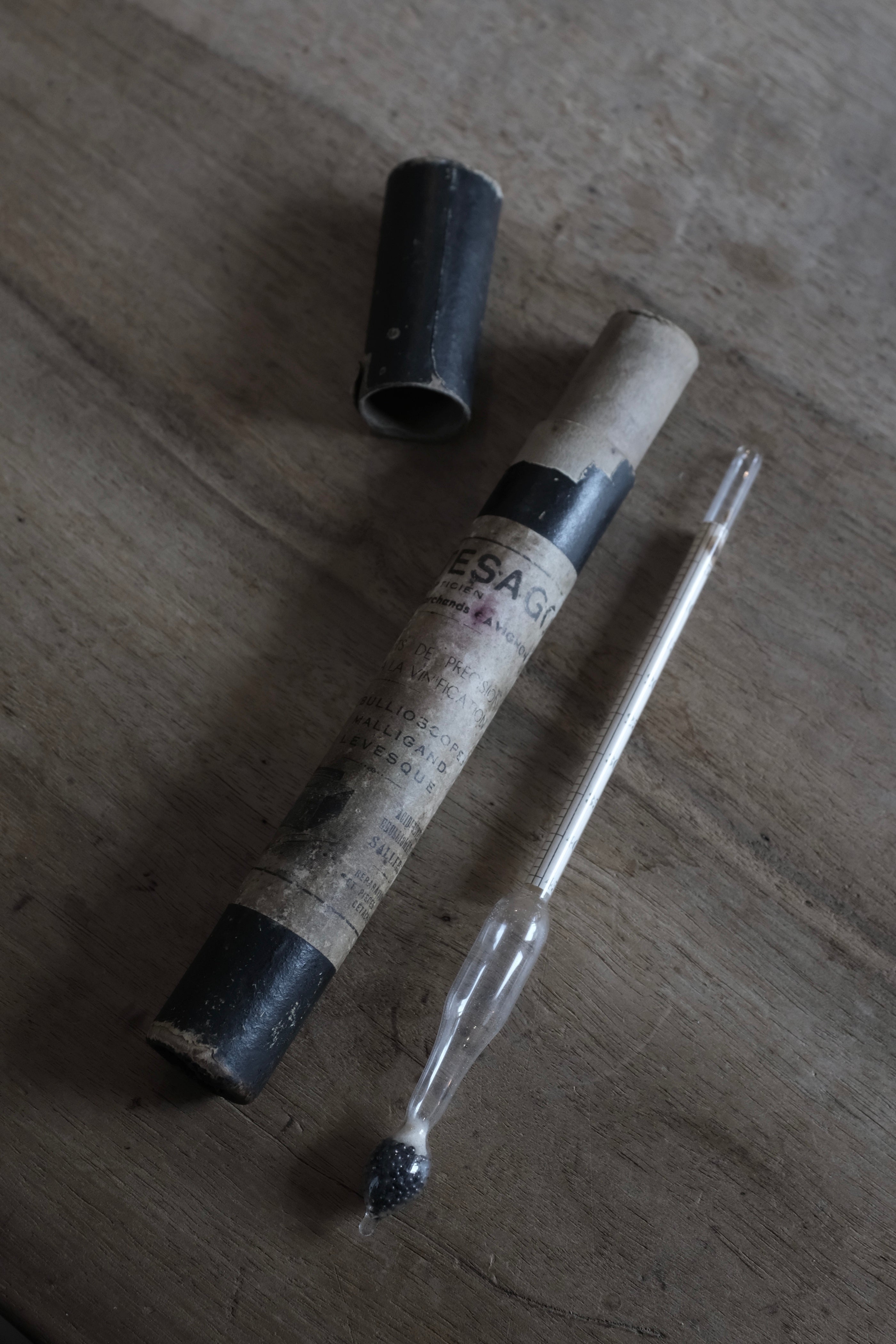  French Antique Glass Hydrometer / フランス アンティーク 比重計 ボーメ計, Antique Glass Hydrometer,- ambiant