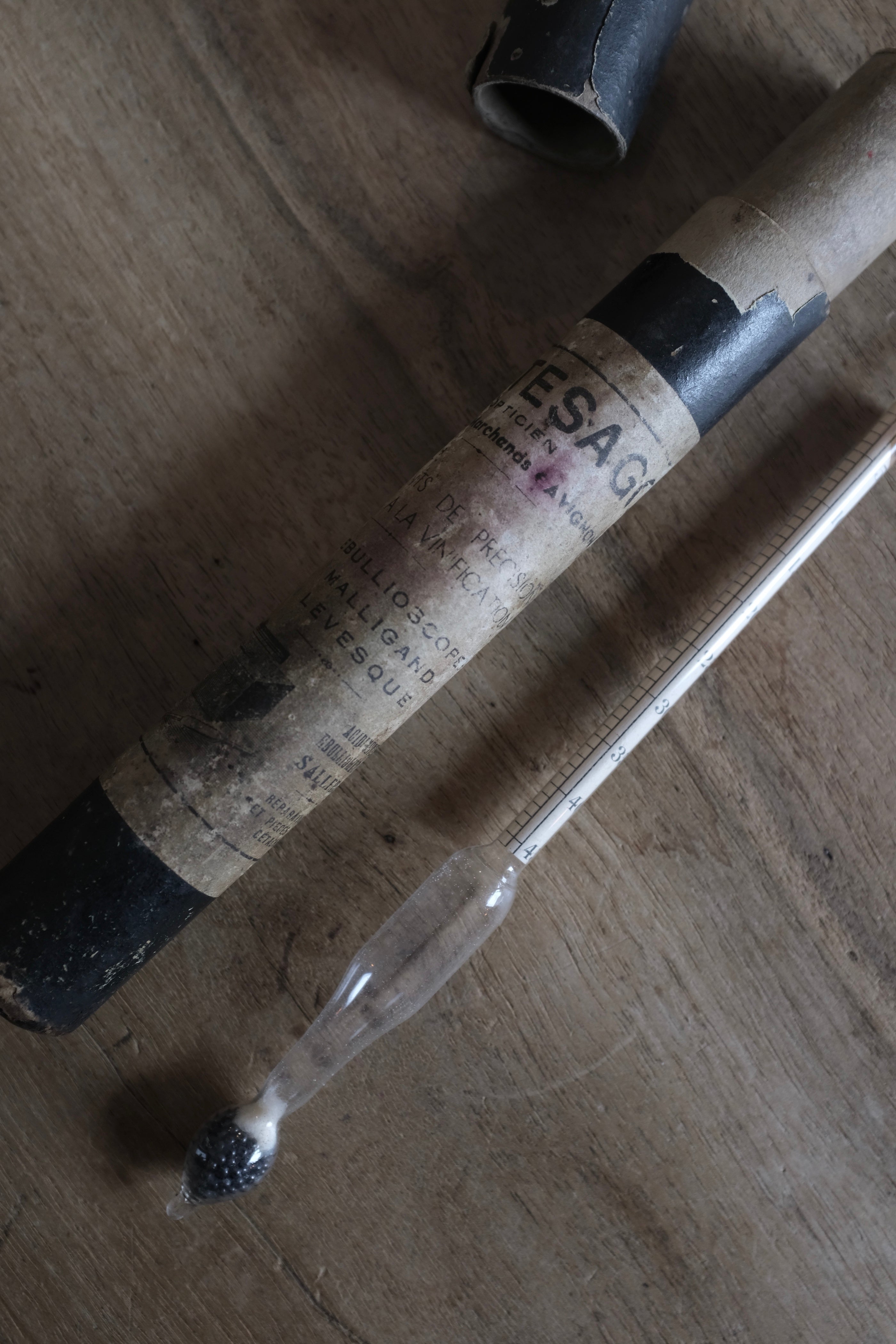  French Antique Glass Hydrometer / フランス アンティーク 比重計 ボーメ計, Antique Glass Hydrometer,- ambiant