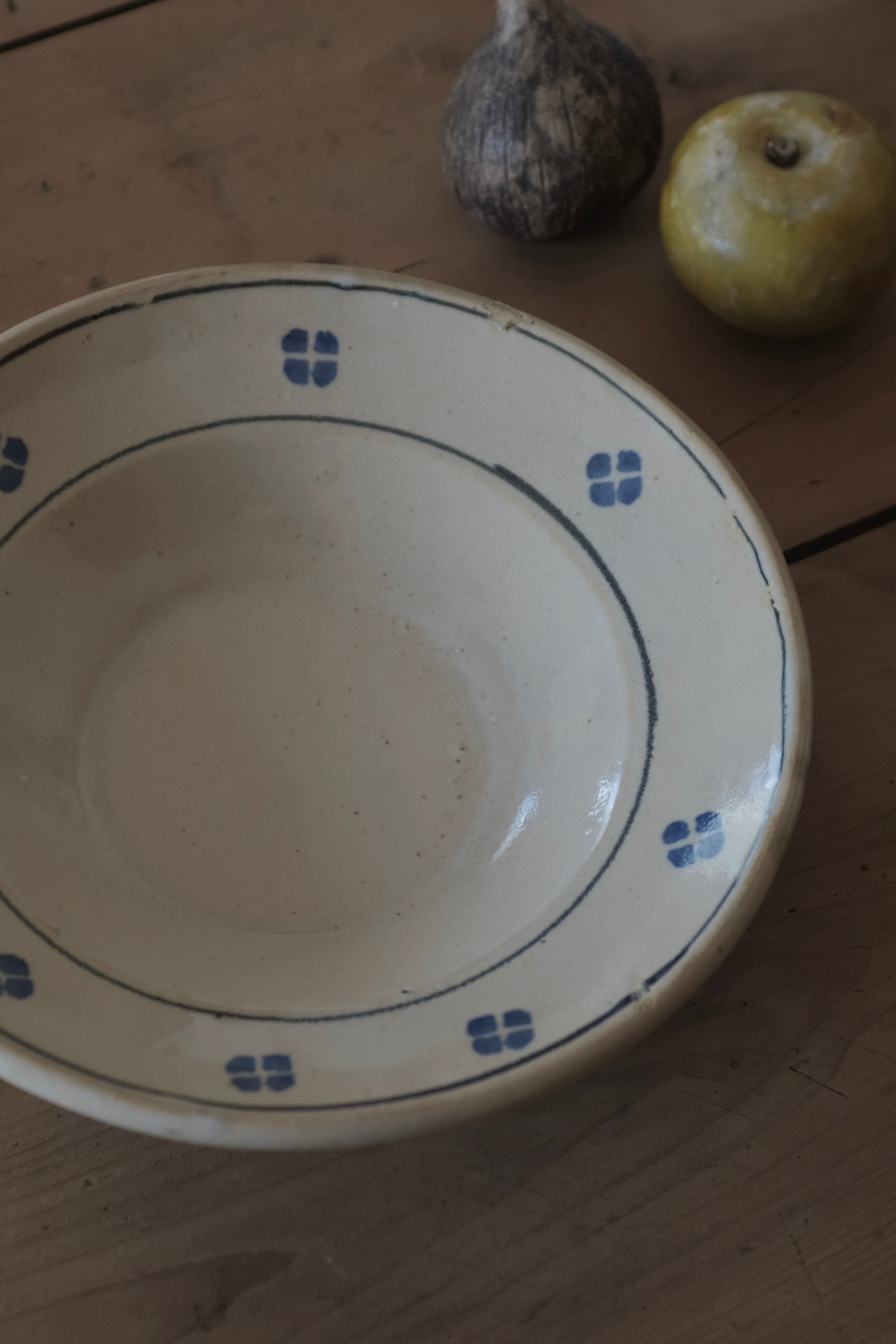  Italy Antique Grottaglie Deep Plate / プーリア イタリア アンティーク 深皿 23362, Puglia Plate 23362,- ambiant