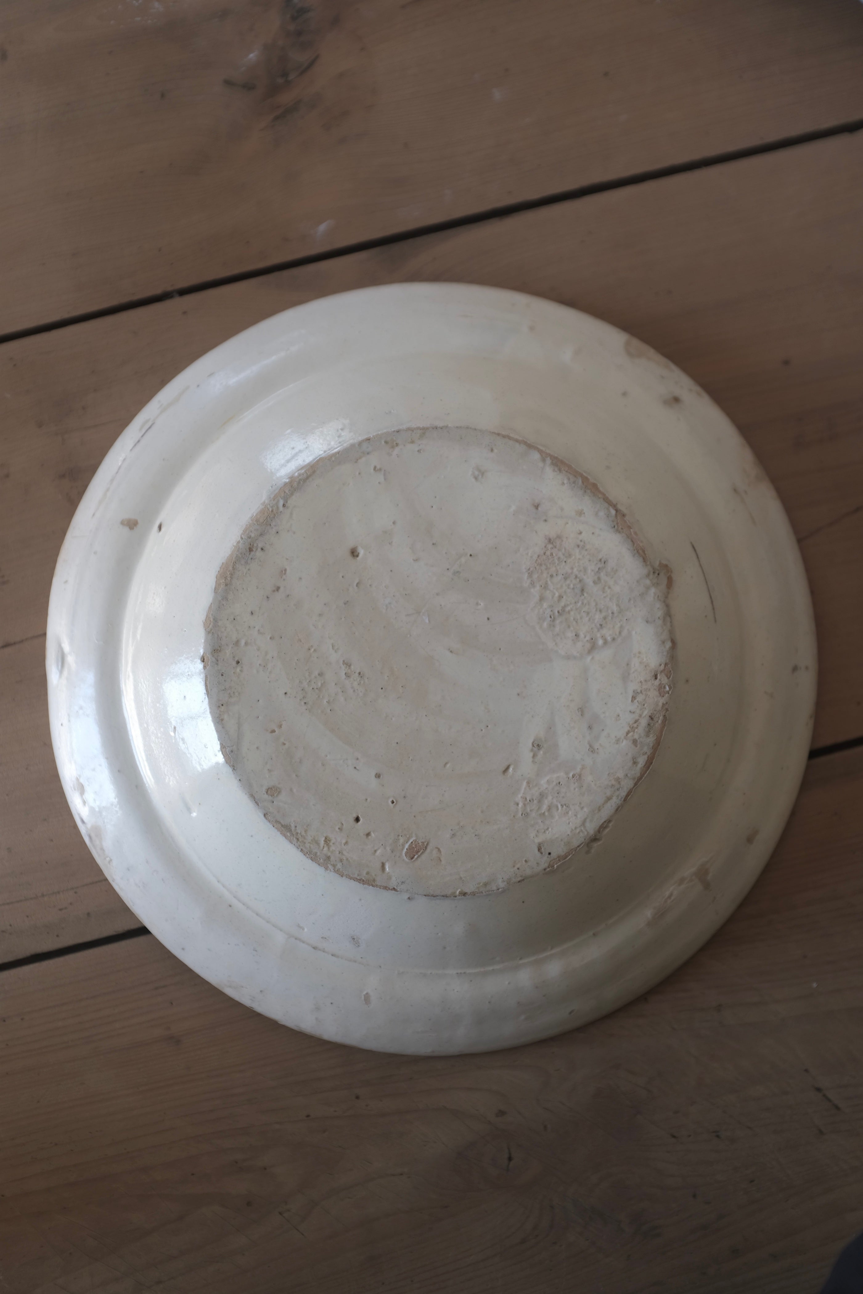 Italy Antique Puglia Large Deep Plate / プーリア イタリア