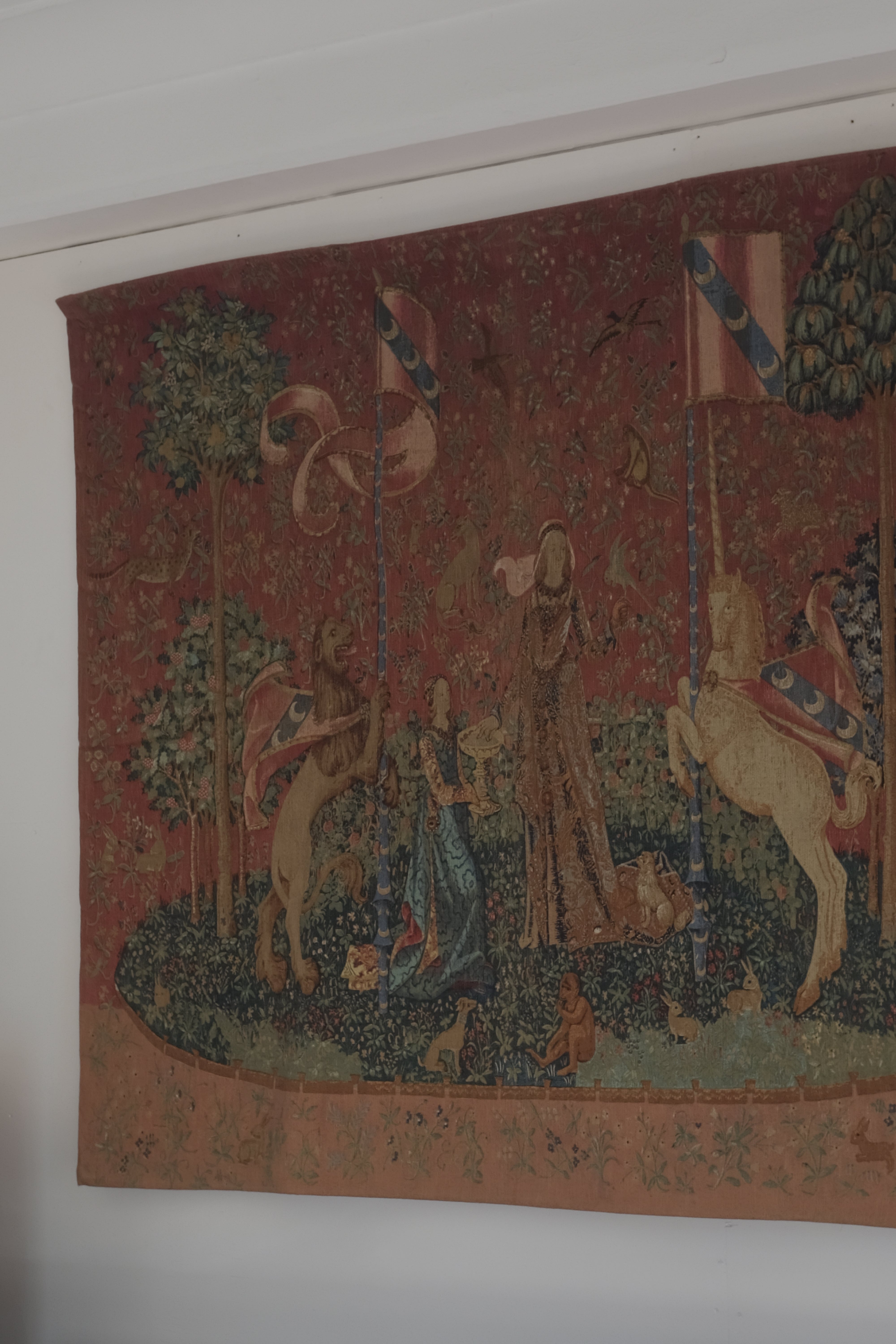  Tapestry &quot; La Dame à la licorne -Le Goût- &quot;　/   &quot;貴婦人と一角獣 -味覚-&quot;  タペストリー, ,- ambiant