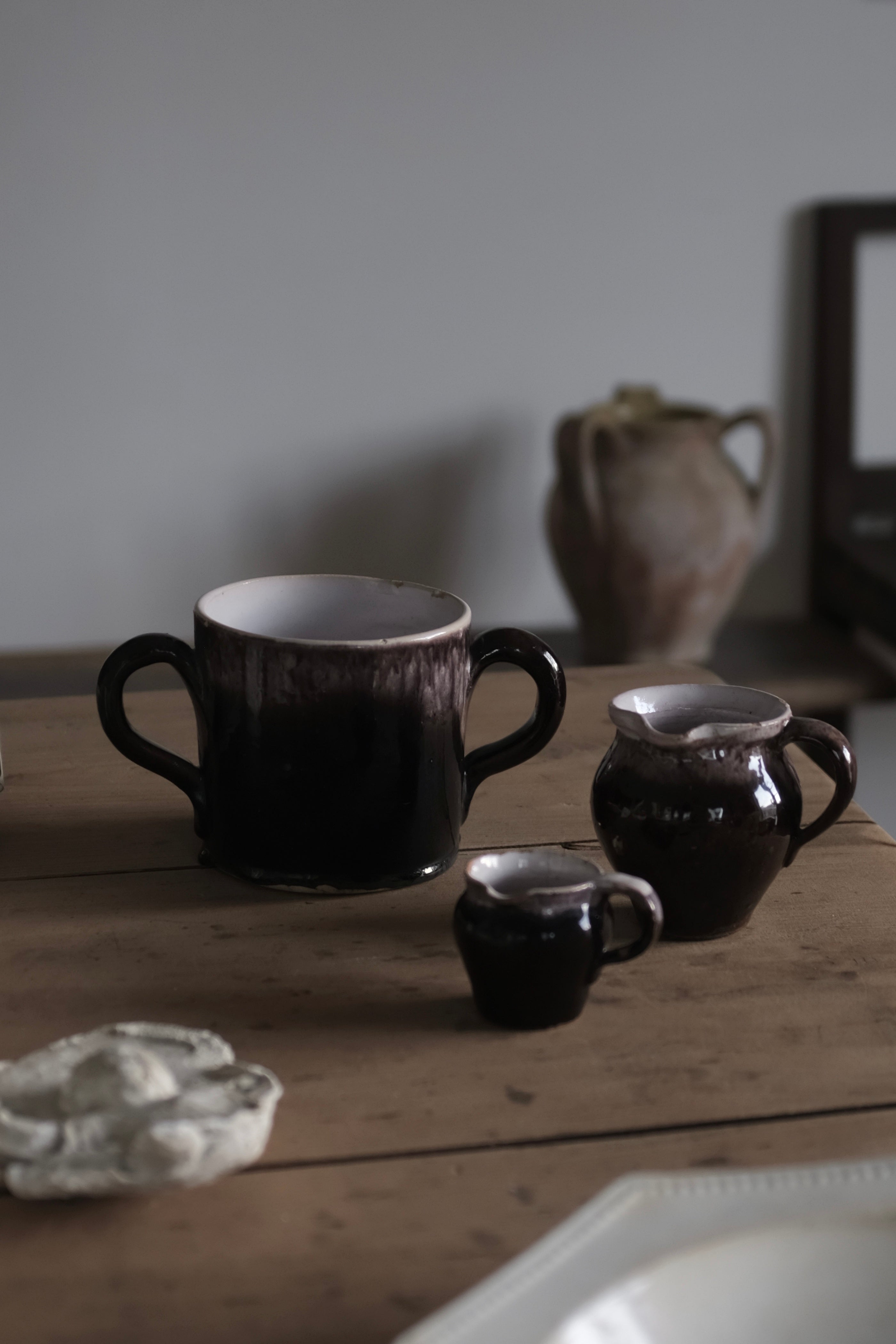  Cul Noir  Double Handle Mug / キュノワール 両手ハンドル マグカップ, Cul Noir,- ambiant