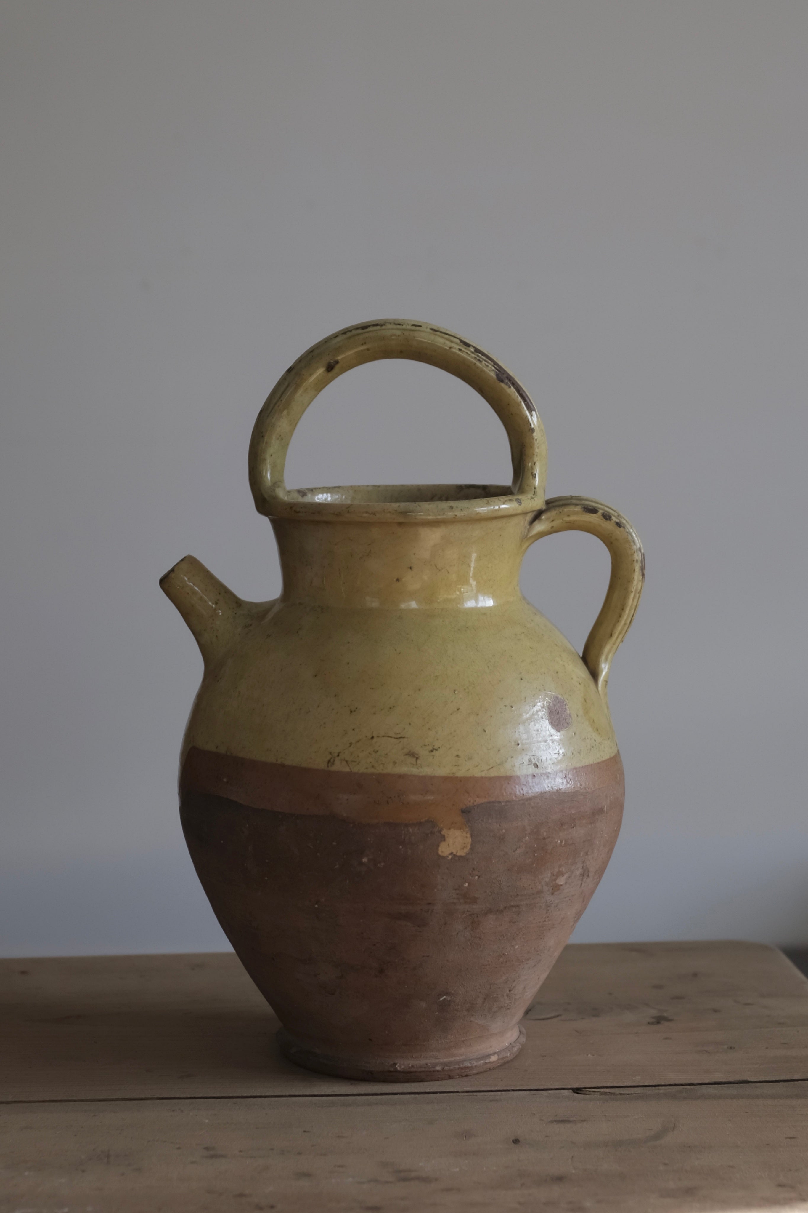  Antique Provence Pitcher "Gargoulette" 1800s / 南仏 ピシェ 19世紀, Gargoulette,- ambiant