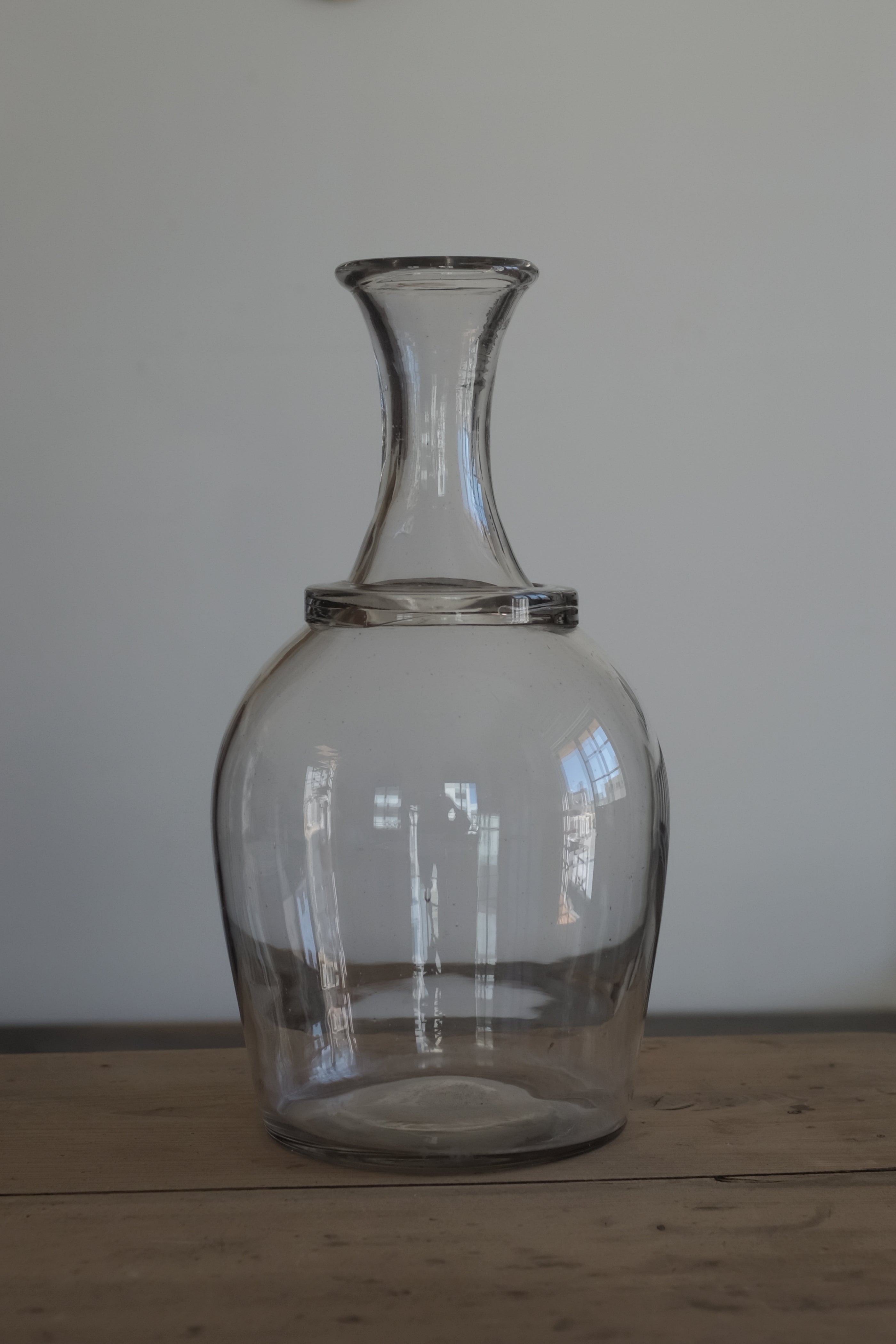  French Antique Cider Carafe 1800s / 19世紀 ノルマンディー シードル用 カラフェ フランス アンティーク 23802, Glass Cider Carafe,- ambiant