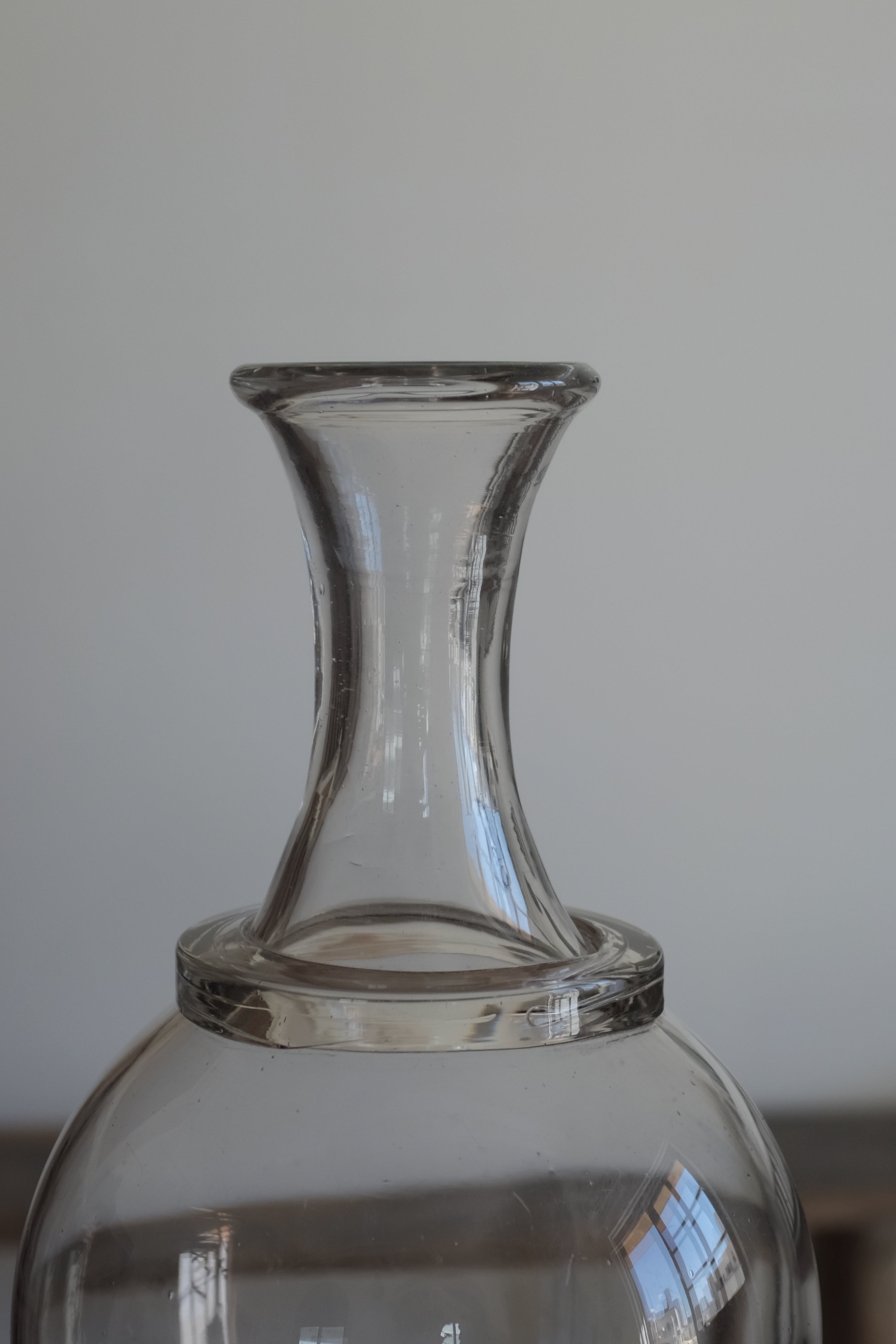  French Antique Cider Carafe 1800s / 19世紀 ノルマンディー シードル用 カラフェ フランス アンティーク 23802, Glass Cider Carafe,- ambiant