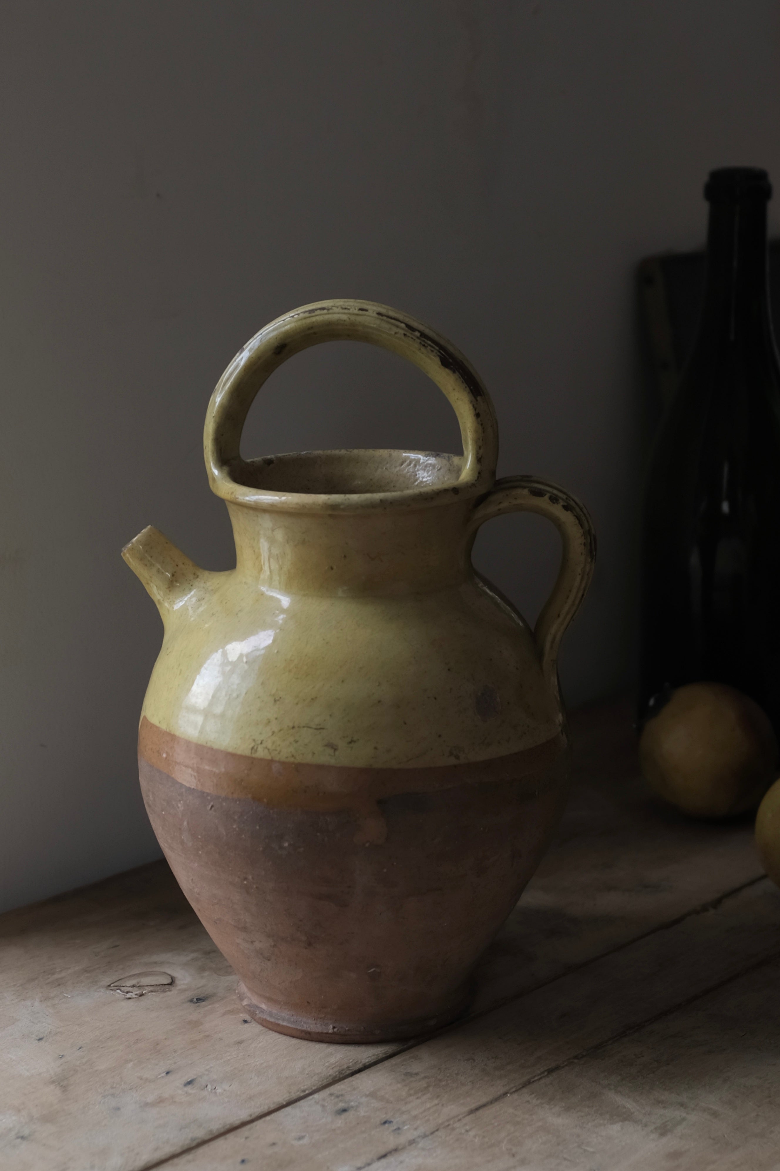  Antique Provence Pitcher "Gargoulette" 1800s / 南仏 ピシェ 19世紀, Gargoulette,- ambiant