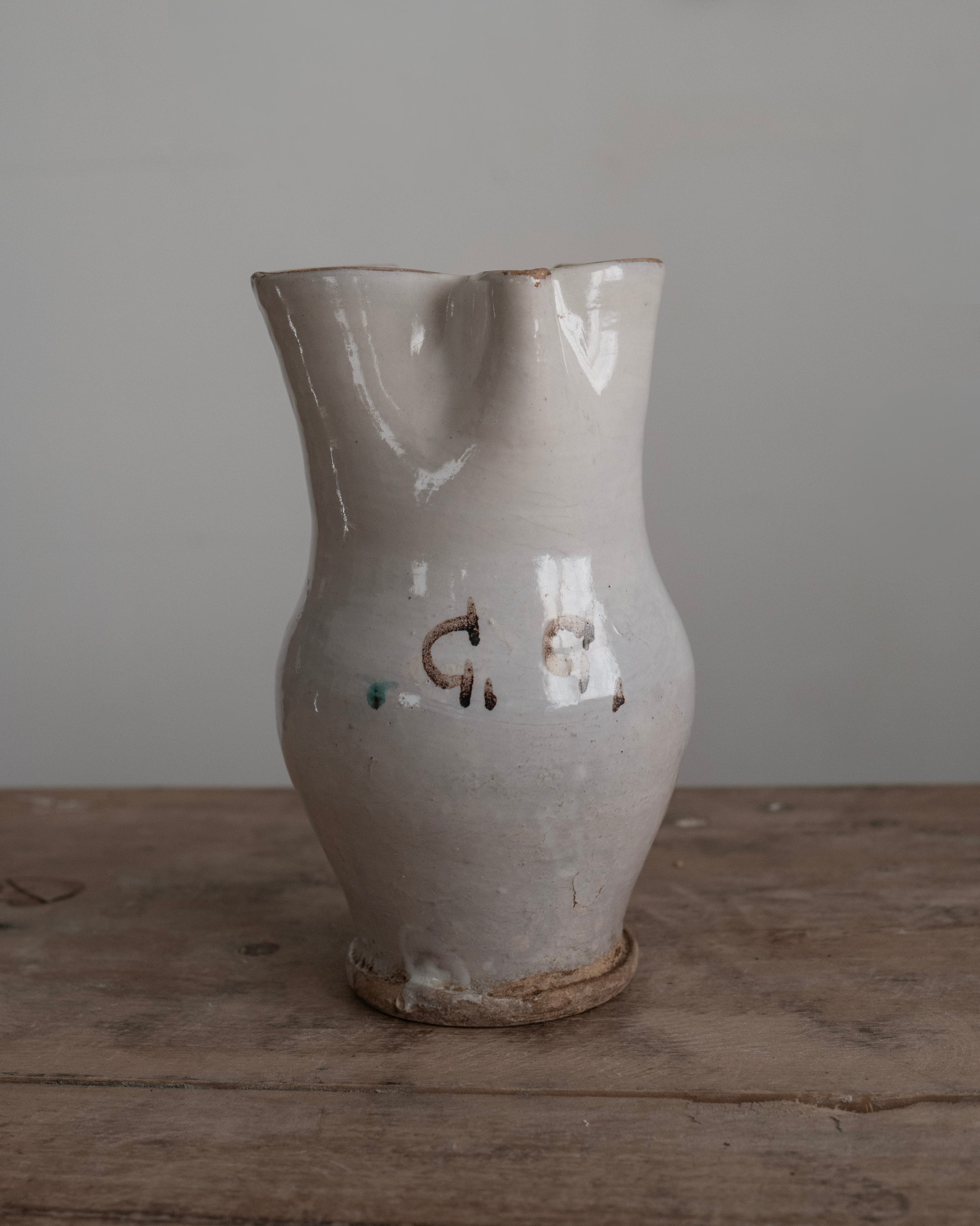 18世紀 ~ 19世紀 イタリア マヨリカ焼 白錫釉 薬壺 アンティーク – ambiant